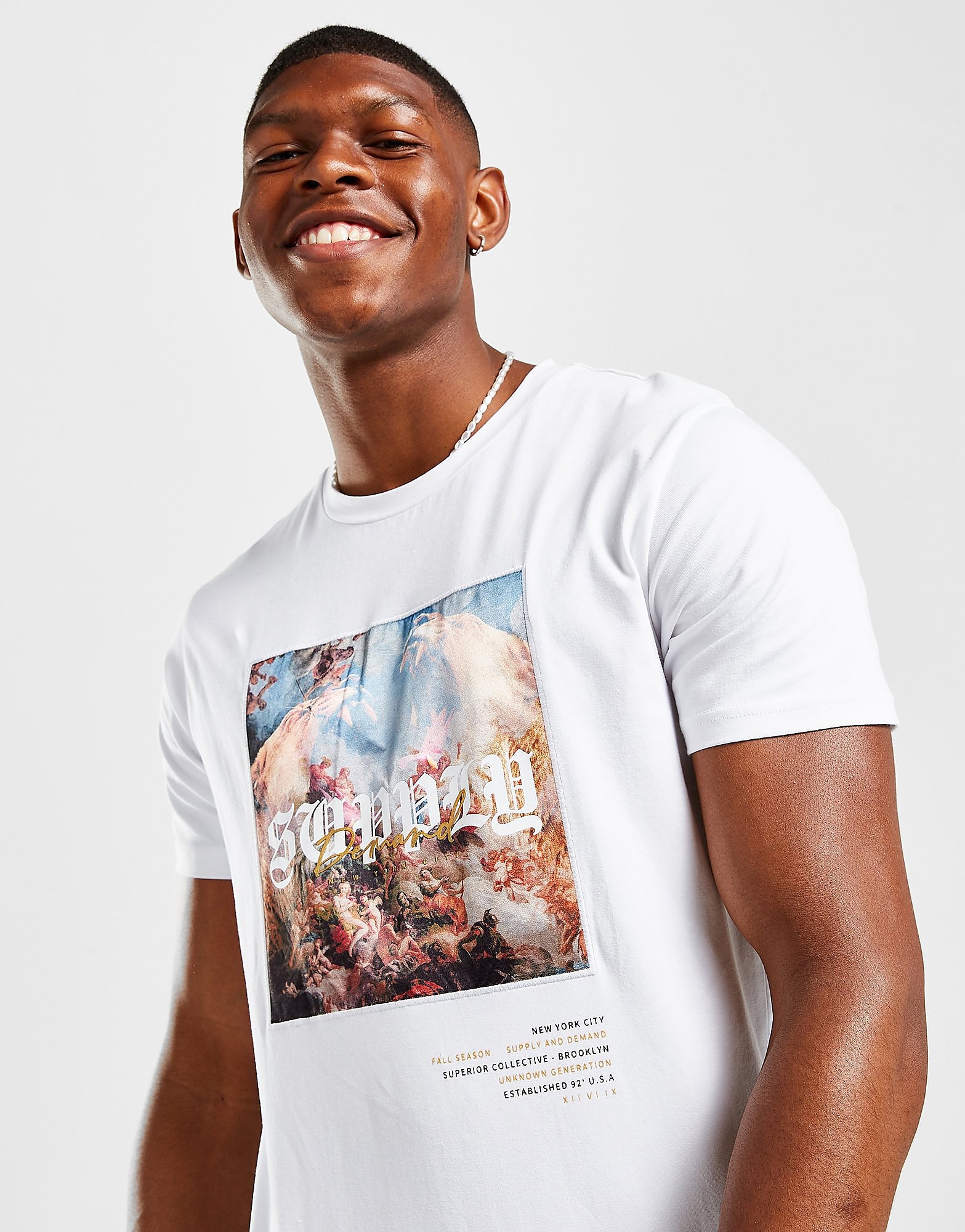 Supply & Demand T-Shirt Alpha - Branco - Mens, Branco