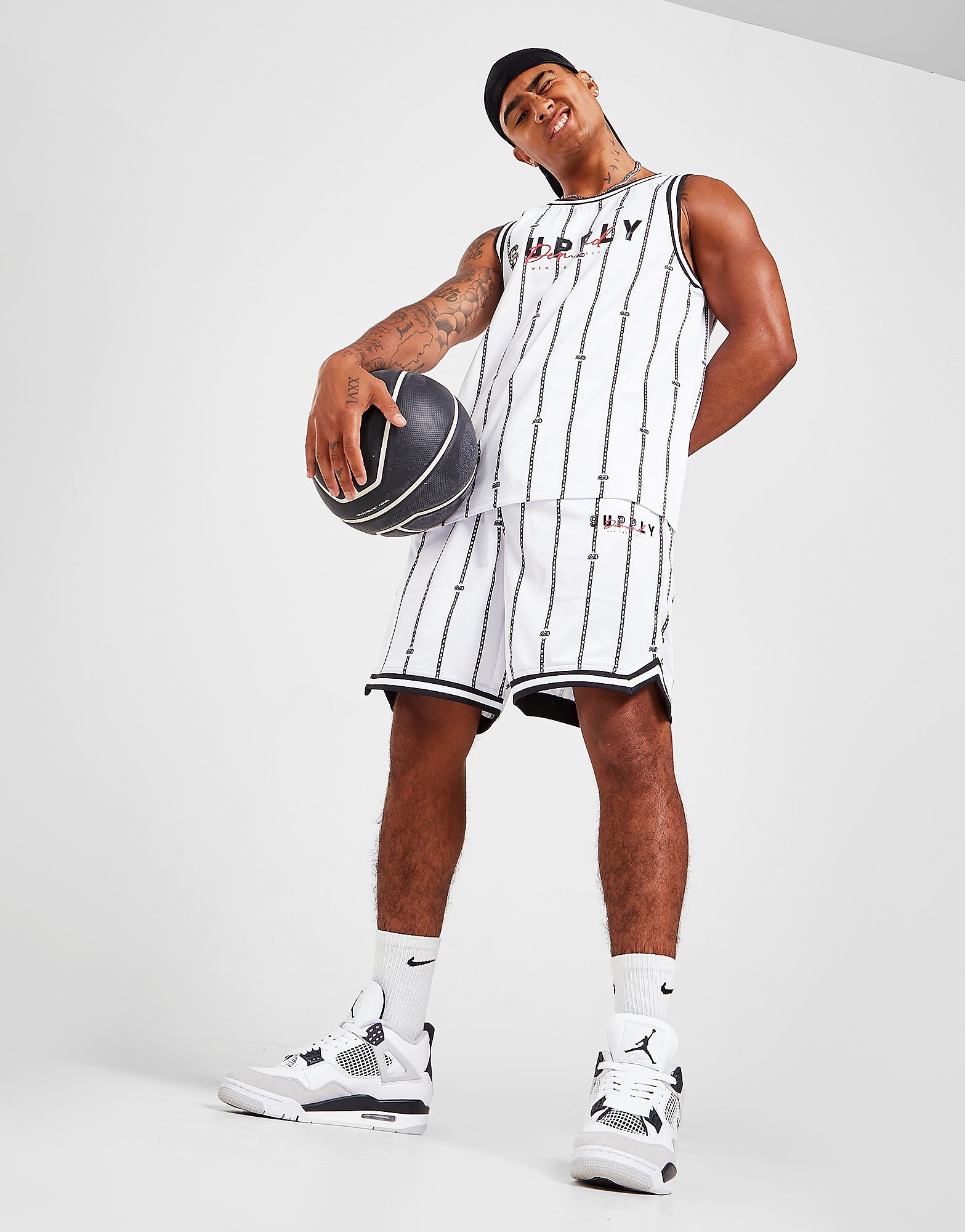 

Supply & Demand Volley Basketball Shorts - White - Mens, White