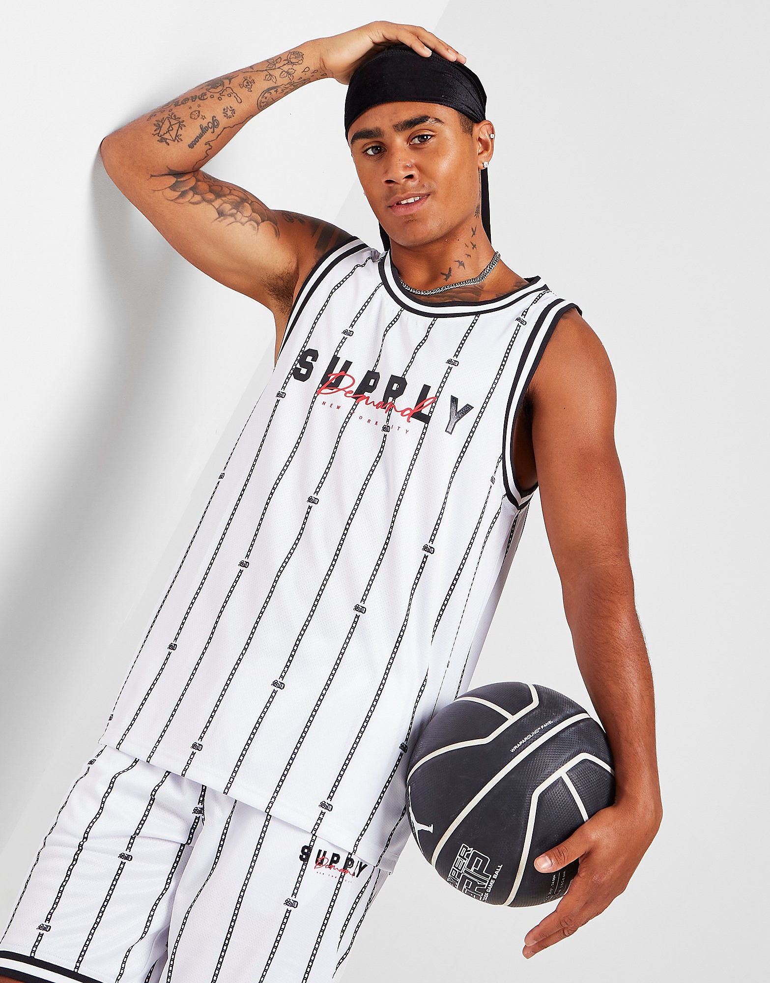 

Supply & Demand Volley Basketball Vest - White - Mens, White