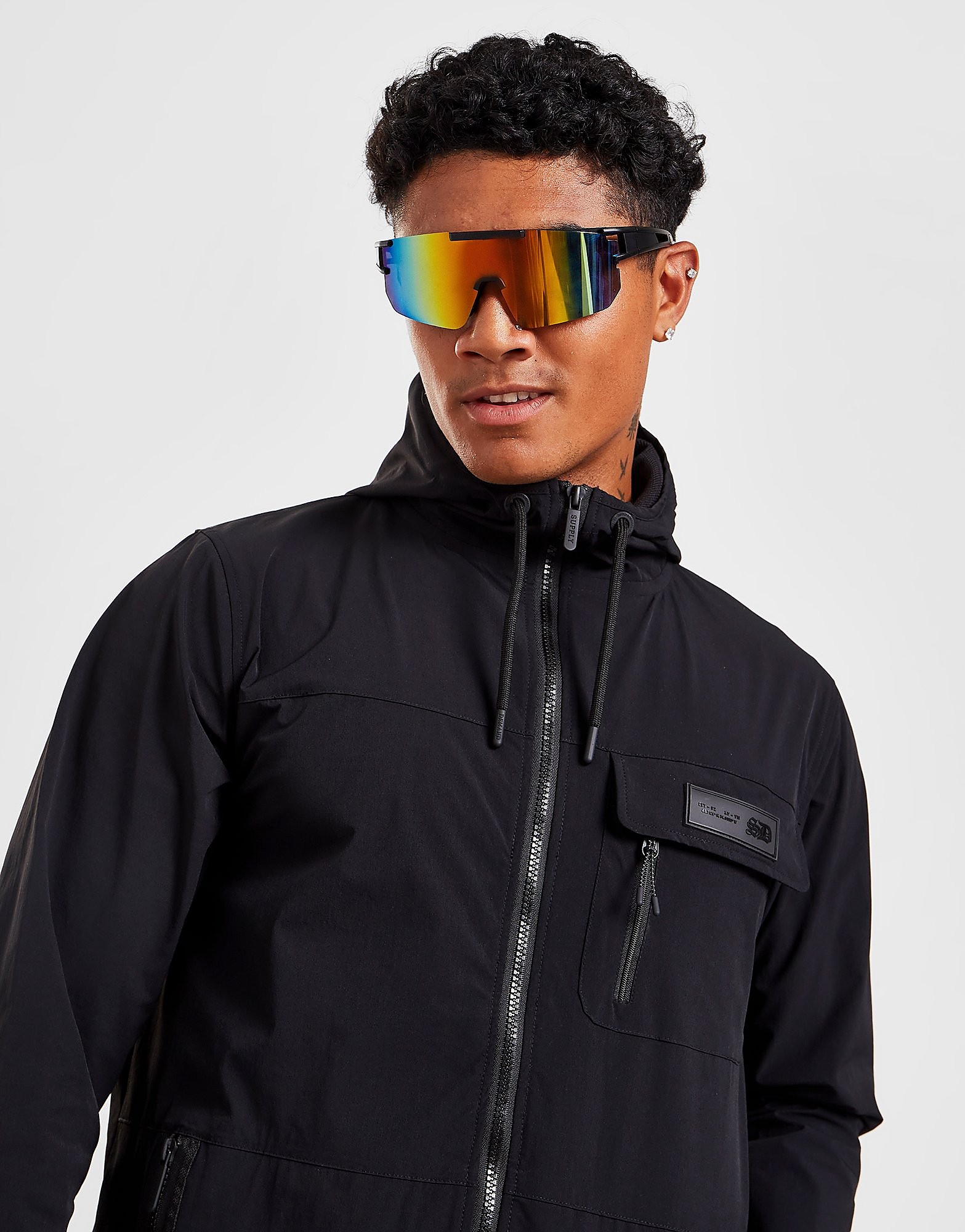 

Supply & Demand Rumble Full Zip Jacket - BLACK - Mens, BLACK