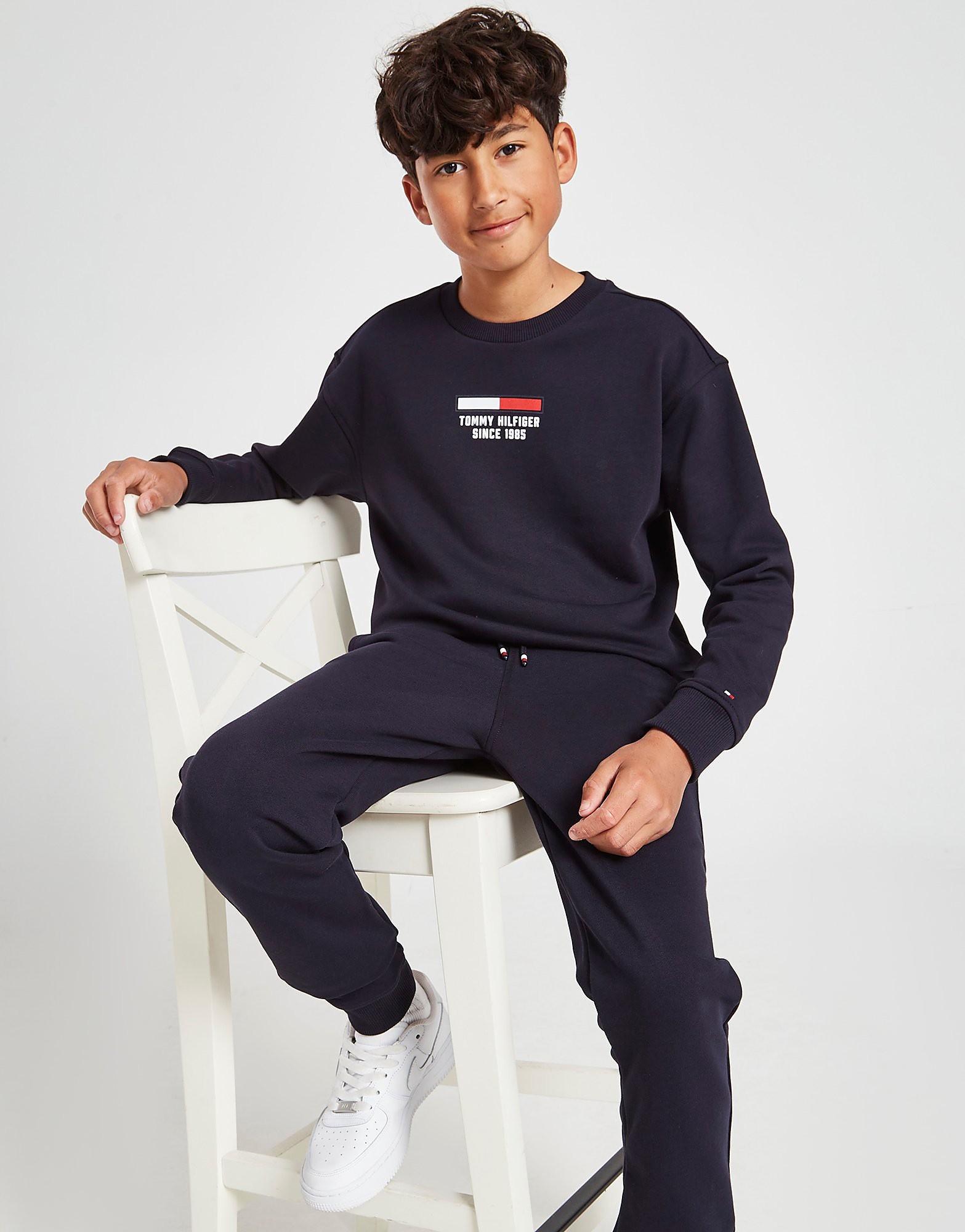 

Tommy Hilfiger Flag Logo Tracksuit Junior - Blue - Kids, Blue