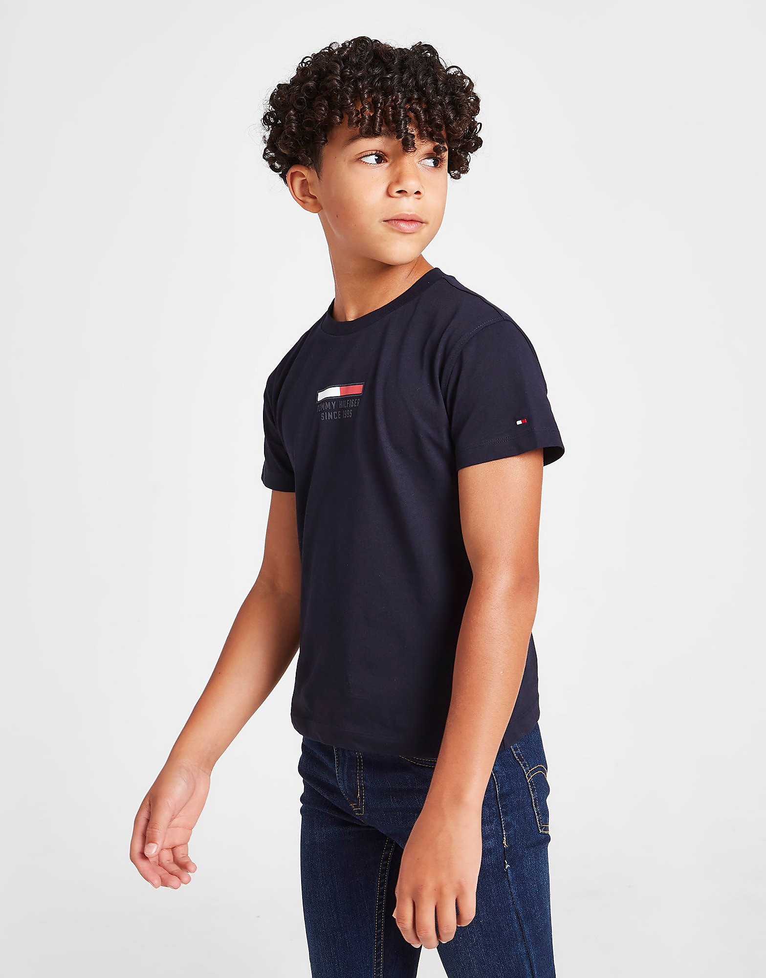 

Tommy Hilfiger Flag Logo T-Shirt Junior - Navy - Kids, Navy