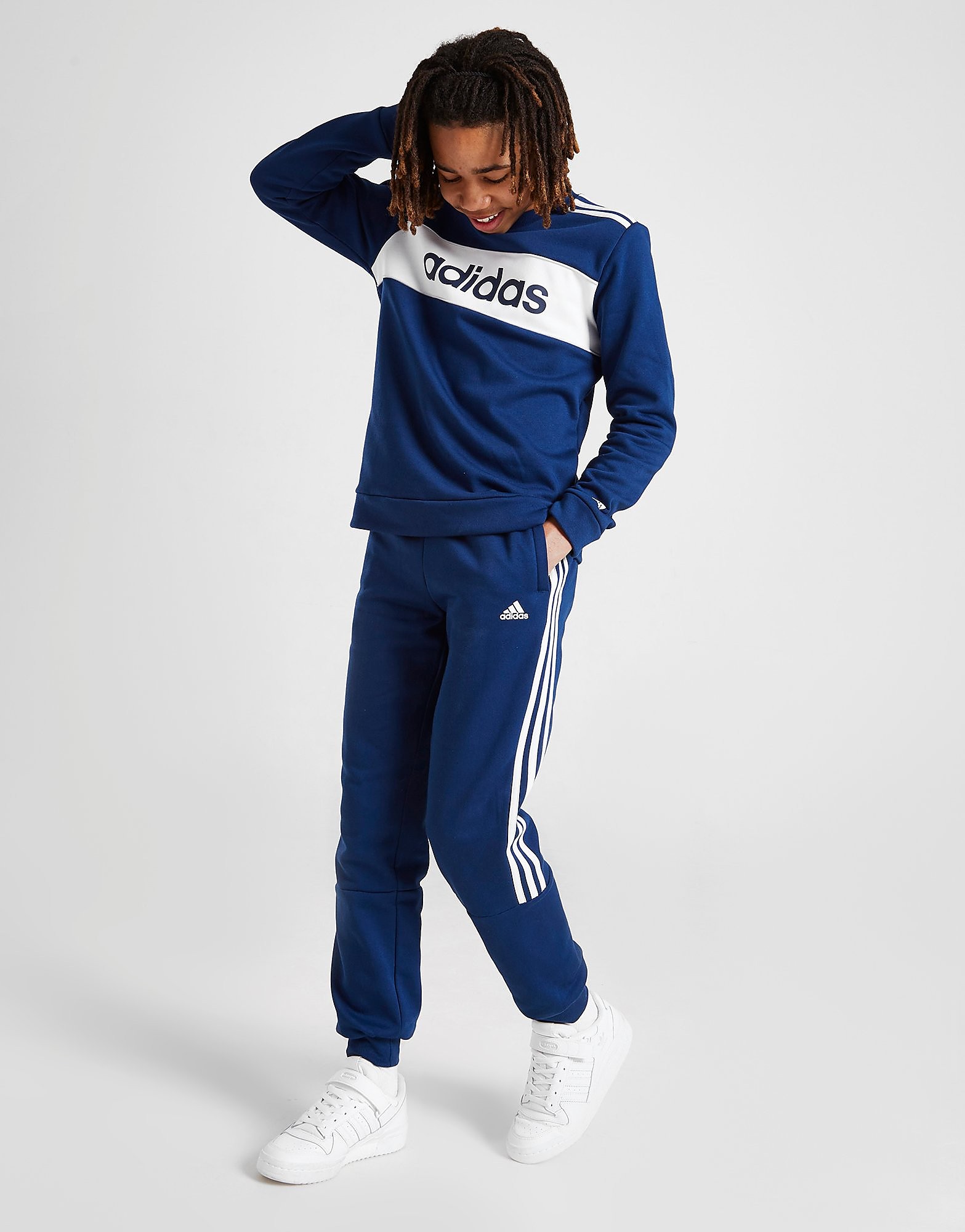 

adidas Panel Joggers Junior - Only at JD - Blue/M'BLU$ - Kids, Blue/M'BLU$