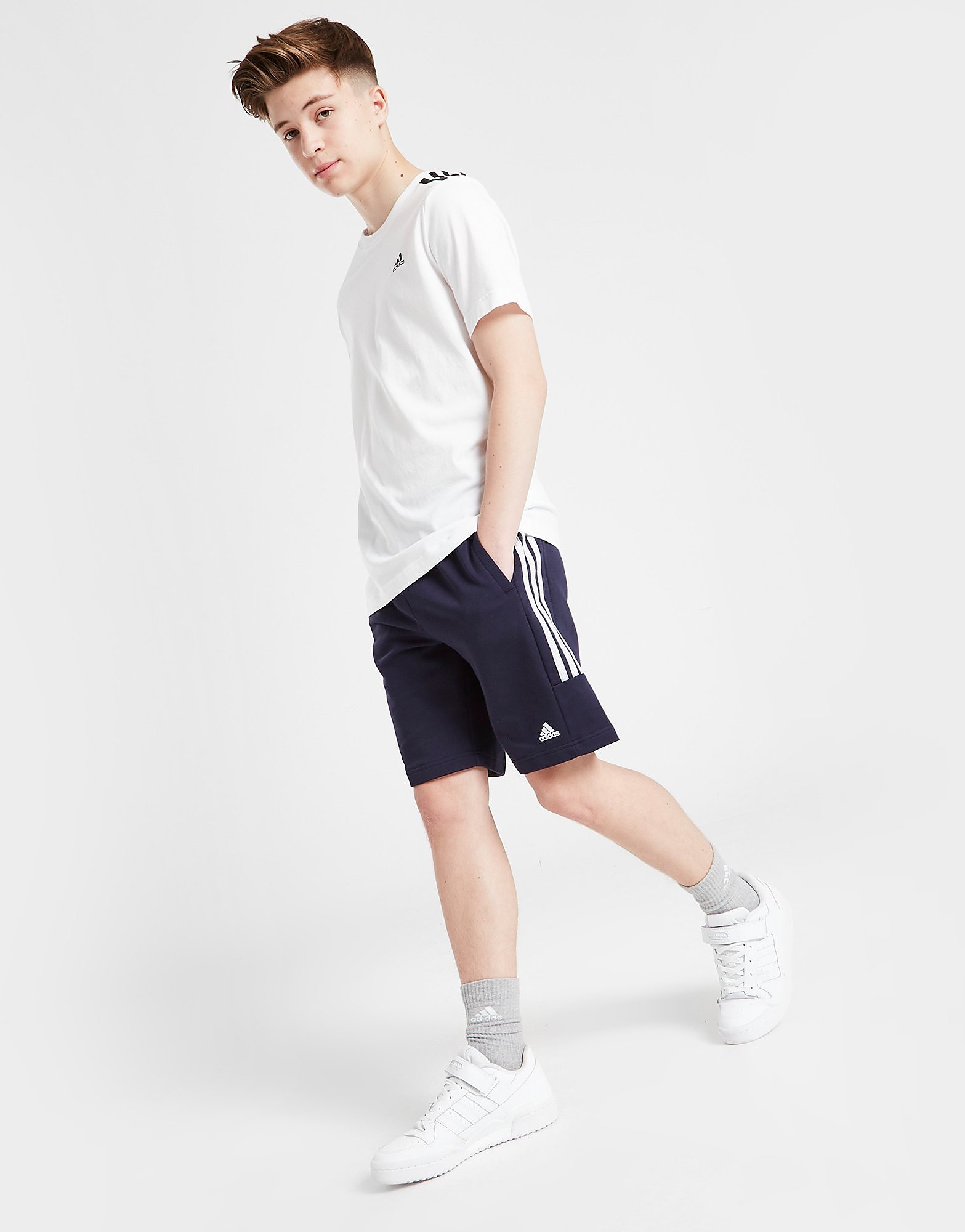 

adidas Panel Shorts - Only at JD - Blue - Kids, Blue