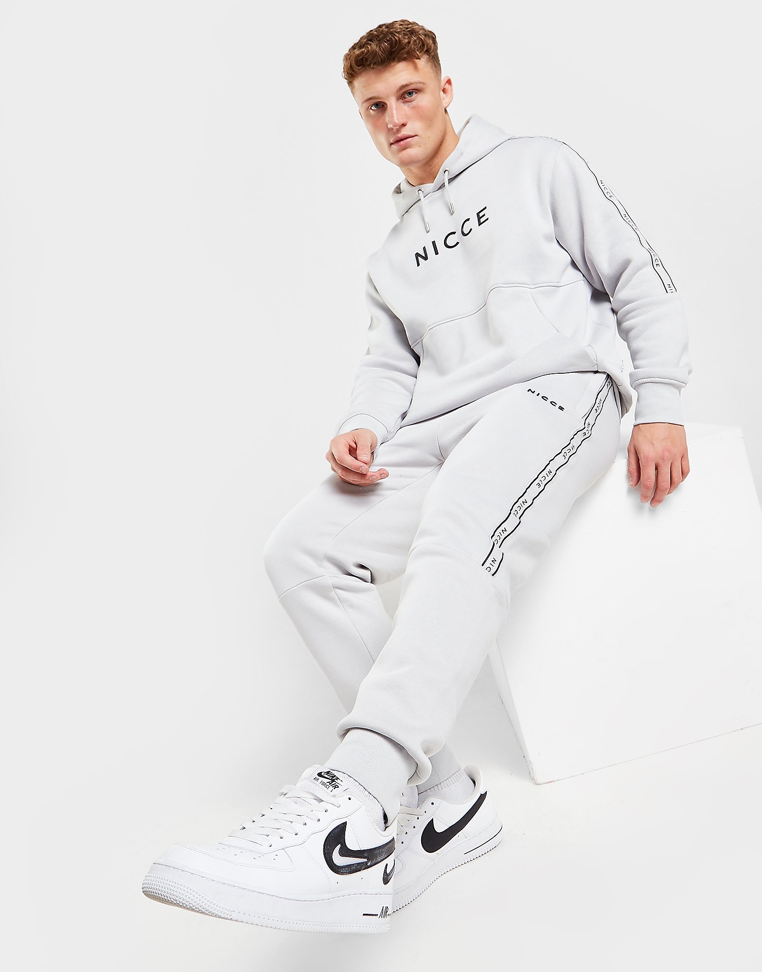 Nicce Joggers Capul Tape - Only at JD - Cinzento - Mens, Cinzento