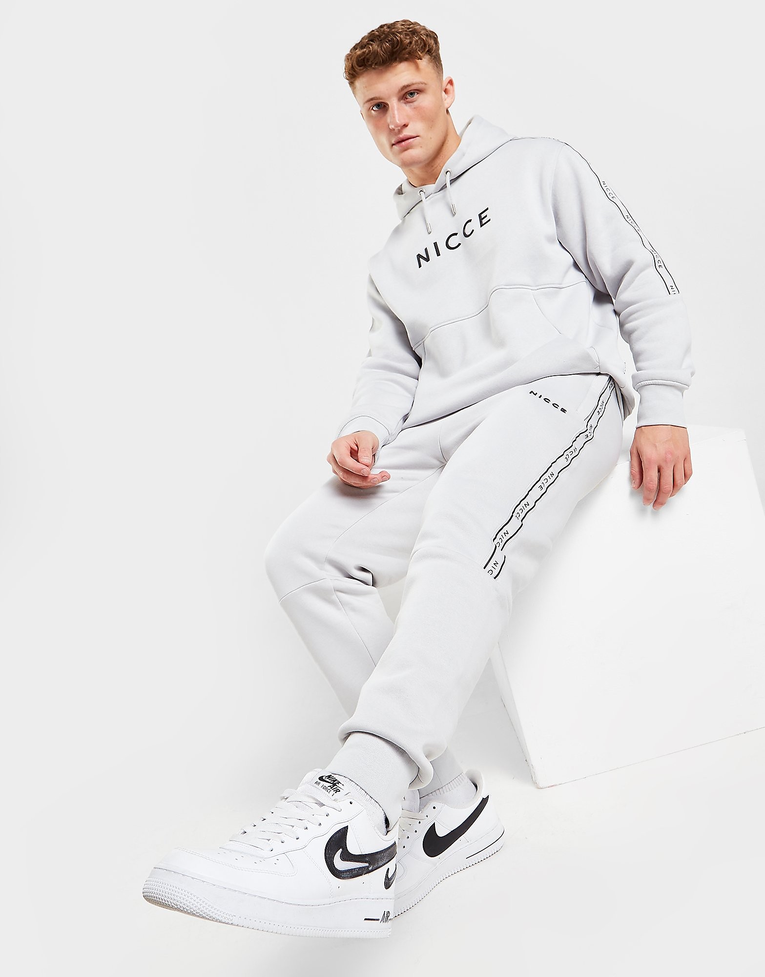 

Nicce Capul Tape Joggers - Only at JD - Grey - Mens, Grey