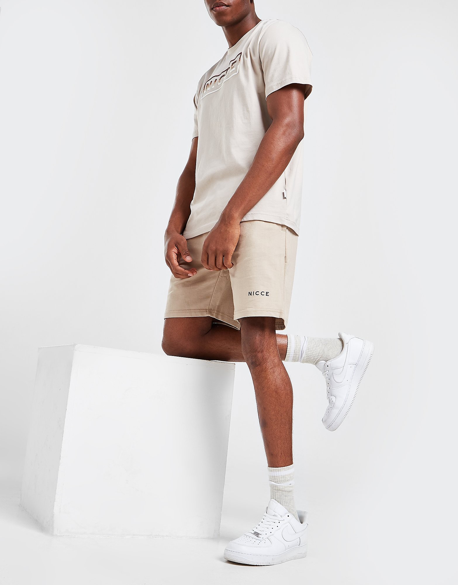 

Nicce Steel Shorts - Brown/LATTE - Mens, Brown/LATTE