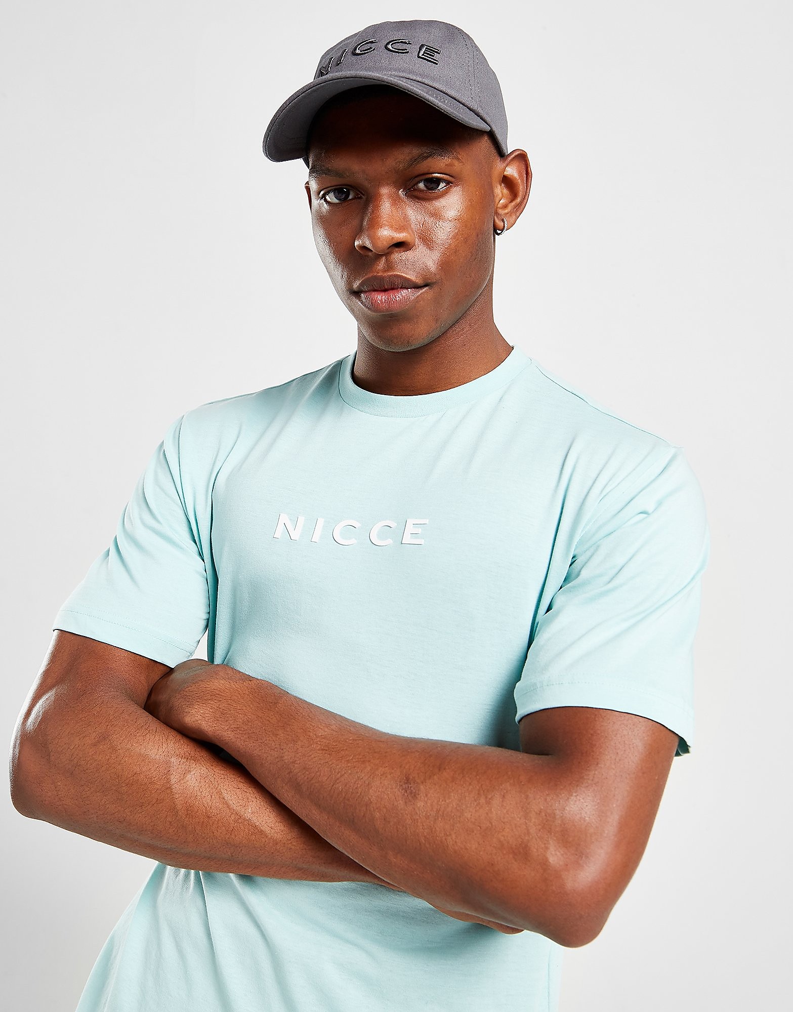 Nicce T-Shirt Centre Logo - Only at JD - Azul - Mens, Azul