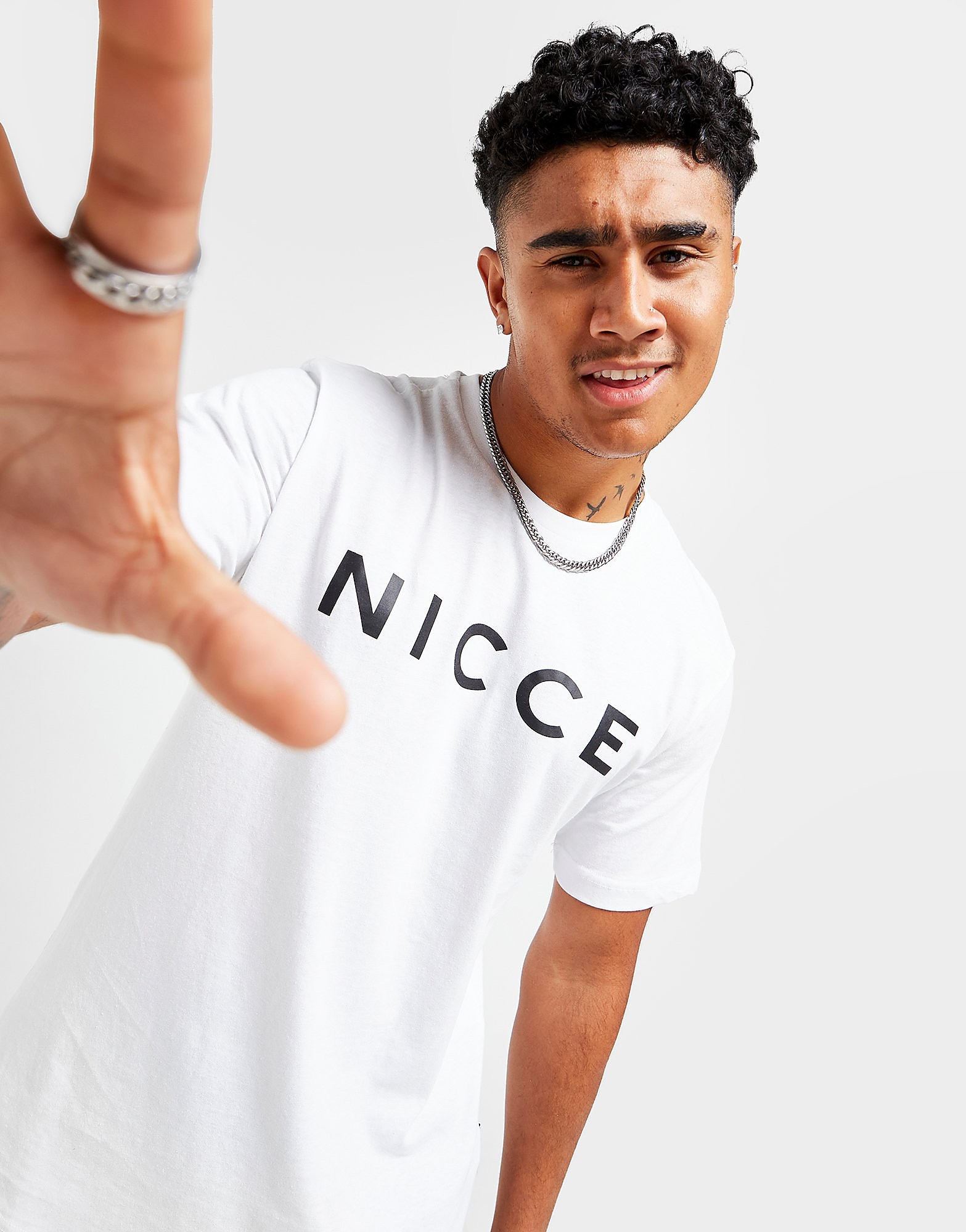 Nicce T-Shirt Original Logo - Branco - Mens, Branco
