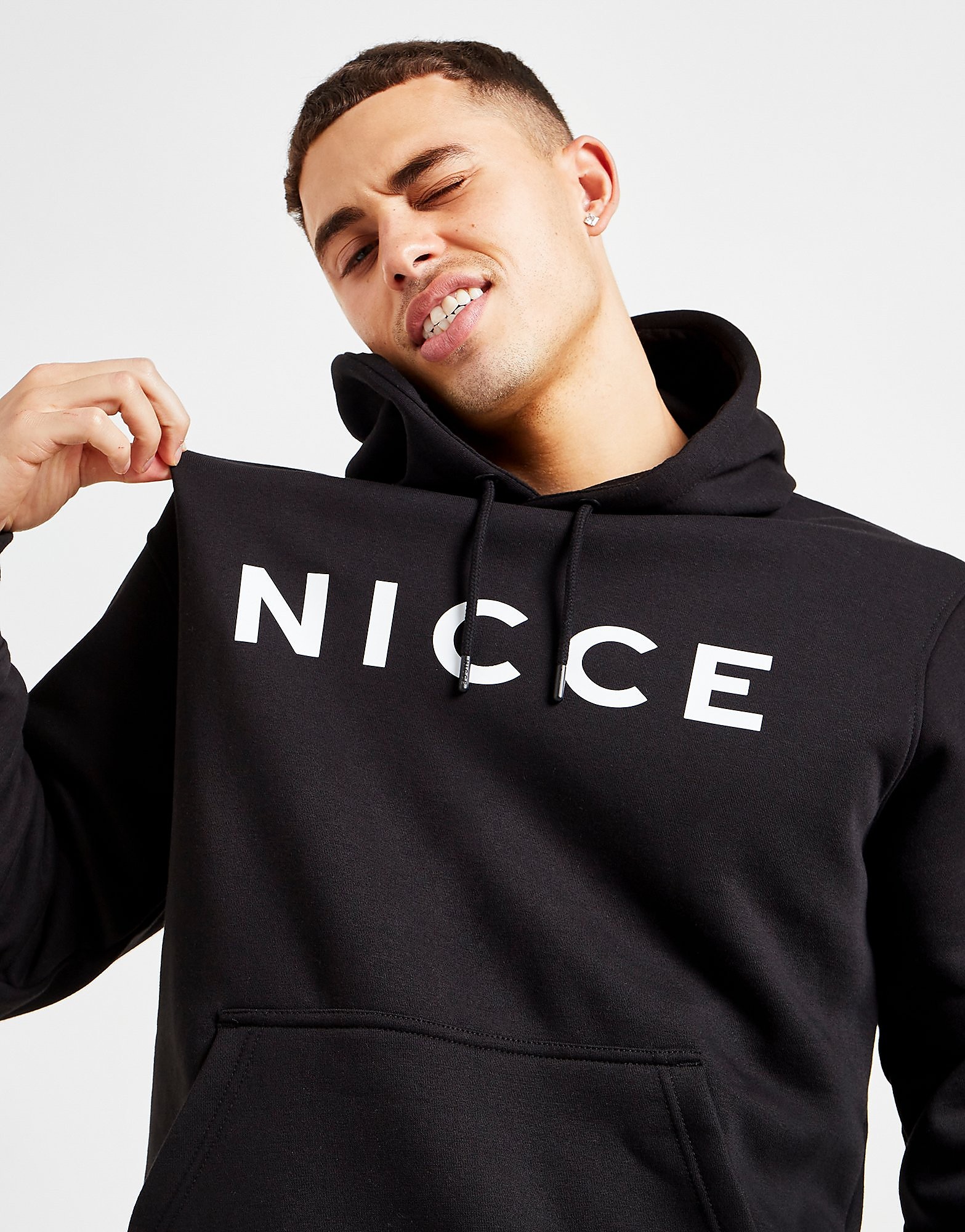 

Nicce Original Logo Hoodie - Black - Mens, Black
