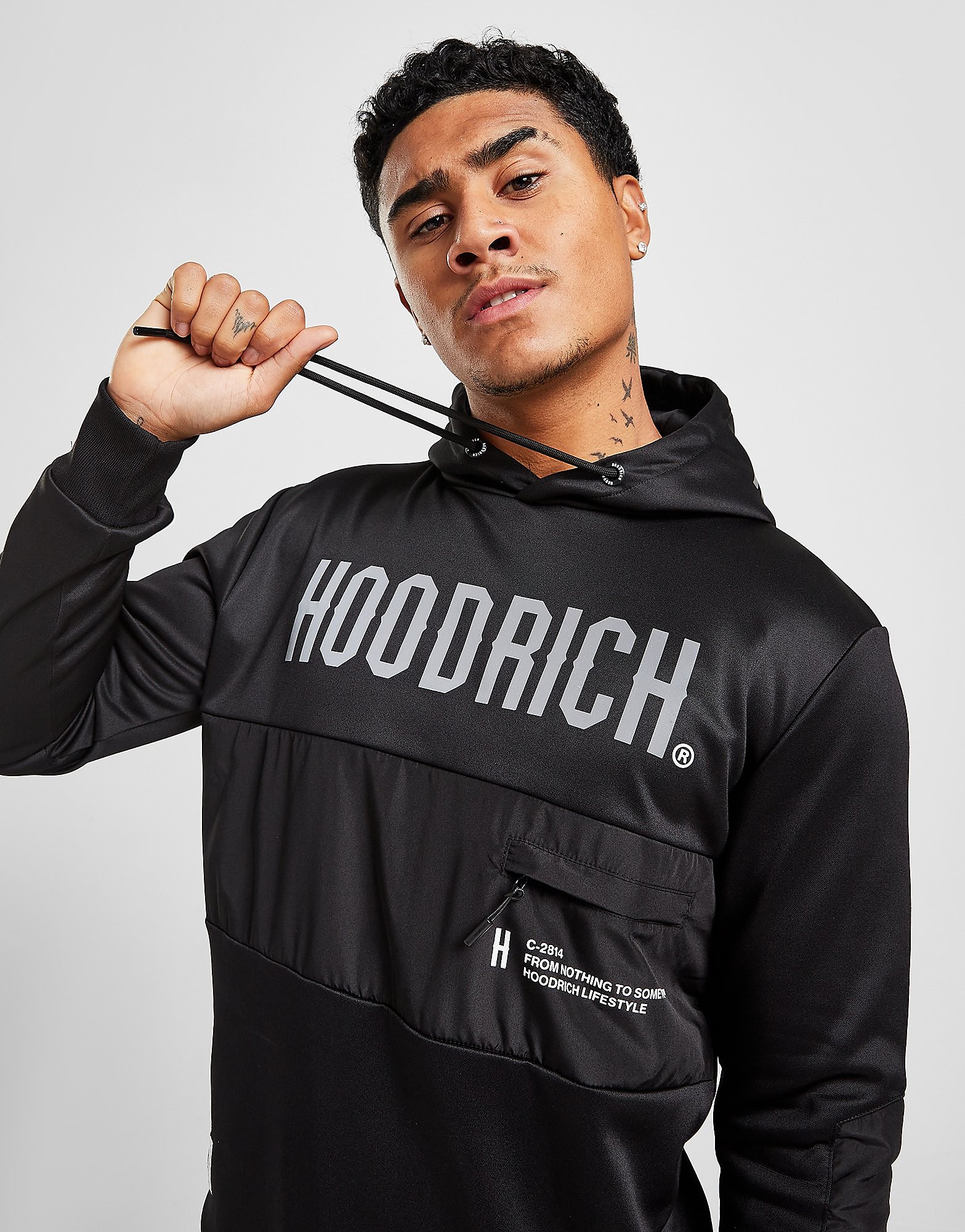 Hoodrich Tense Hoodie - Black - Mens, Black