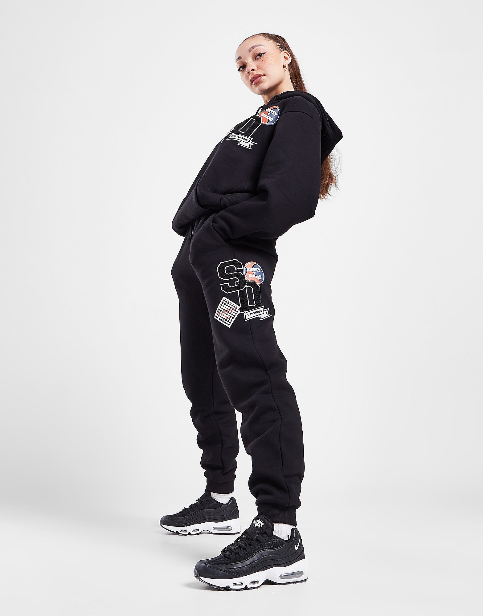 

Supply & Demand Logo Badge Joggers - Only at JD - Black - Womens, Black