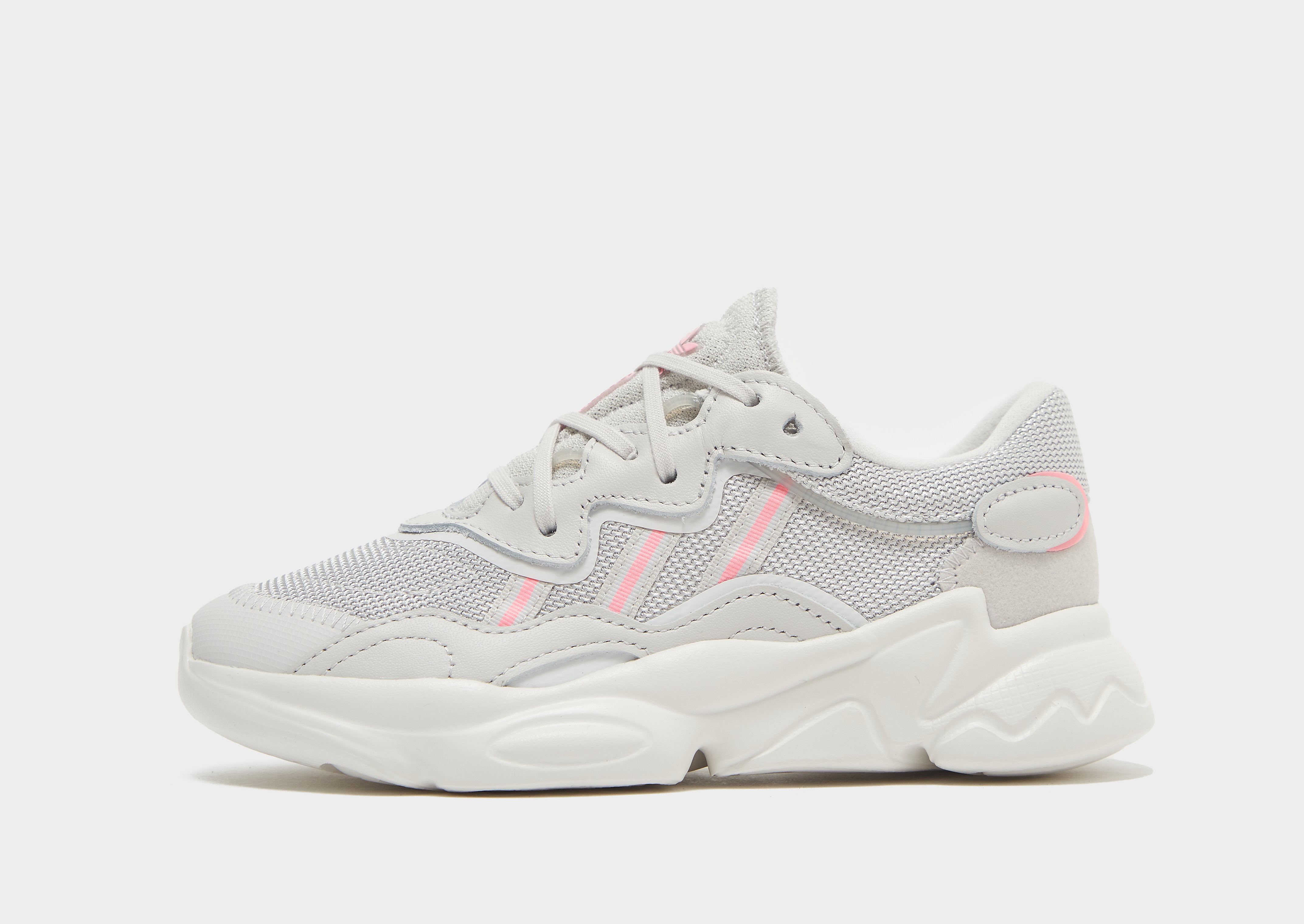 

adidas Originals Ozweego Children - Grey One / Crystal White / Beam Pink - Kids, Grey One / Crystal White / Beam Pink