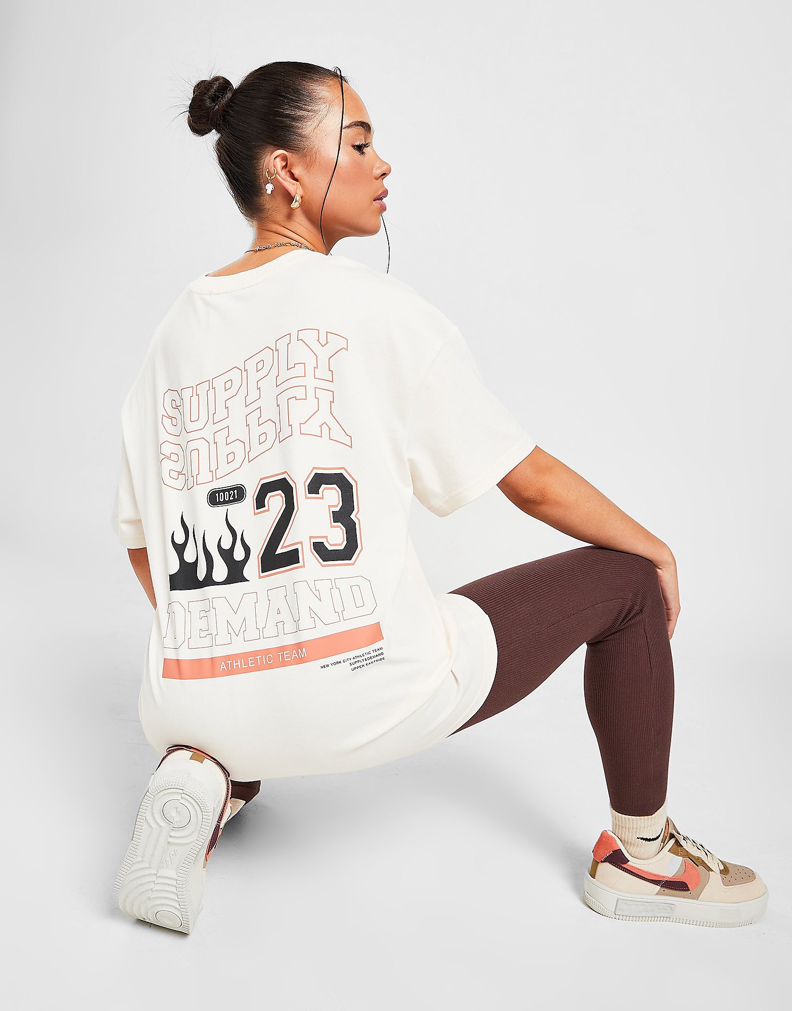 

Supply & Demand Graphic Athletic T-Shirt - Only at JD - White - Womens, White