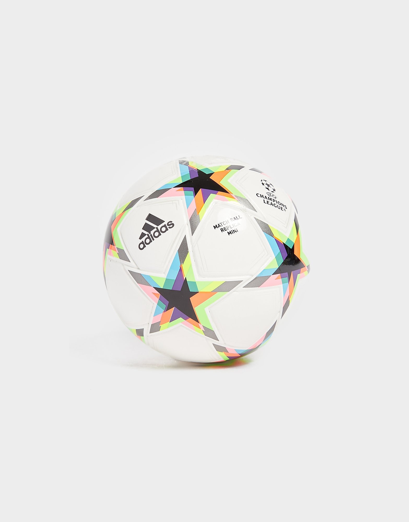 

adidas UEFA Champions League 2022/23 Mini Football - White / Silver Metallic / Bright Cyan / Pantone - Womens, White / Silver Metallic / Bright Cyan / Pantone