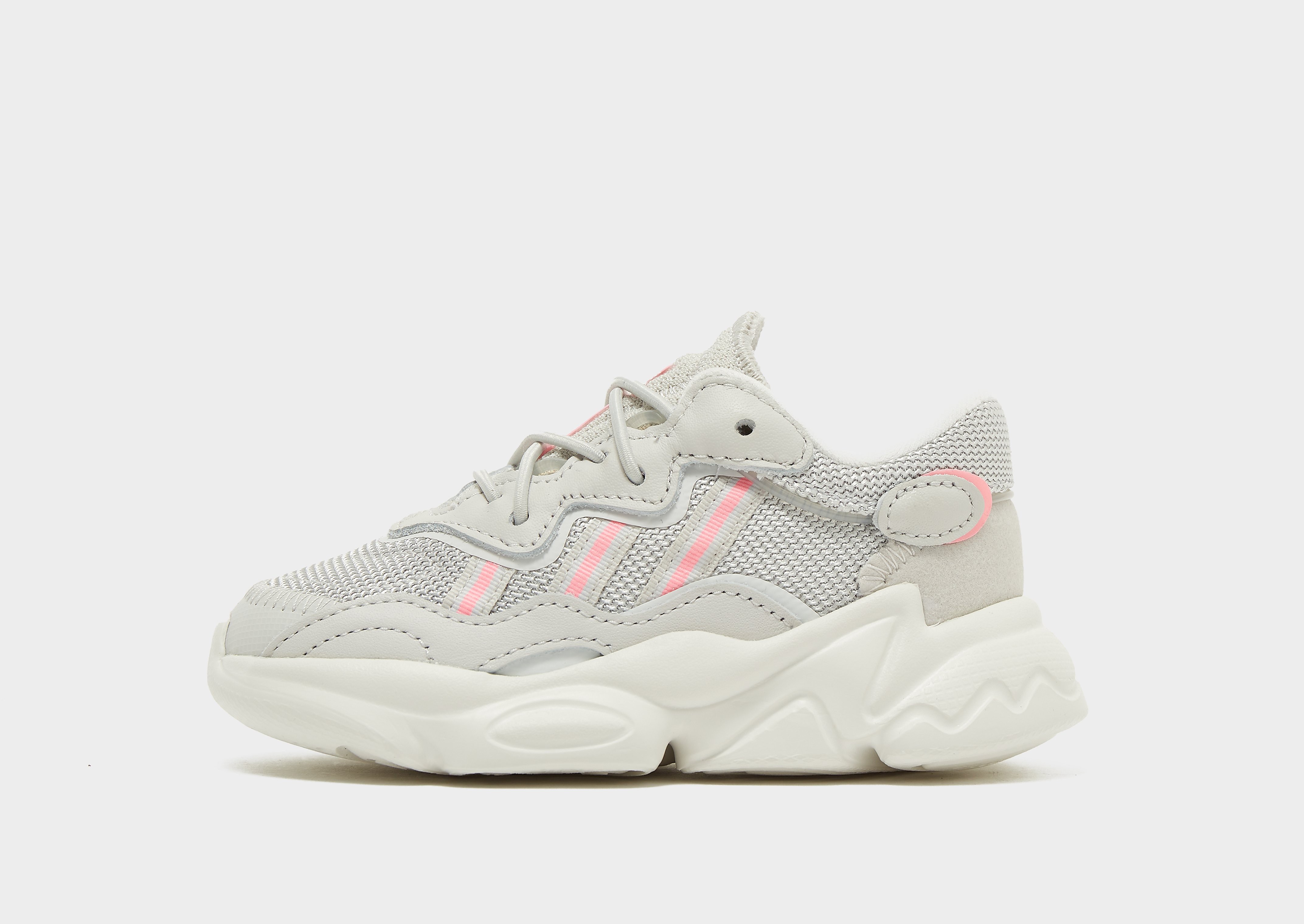 

adidas Originals Ozweego Infant - Grey One / Crystal White / Beam Pink - Kids, Grey One / Crystal White / Beam Pink