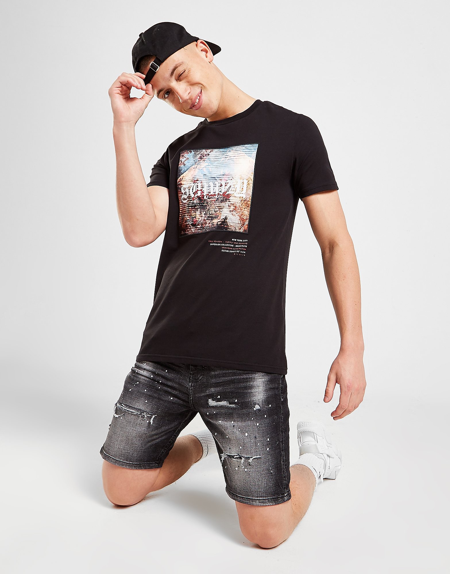 

Supply & Demand Denim Shorts - Black - Mens, Black
