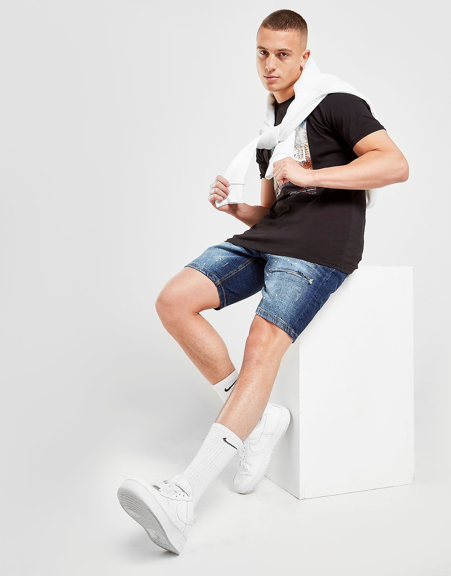 Supply & Demand Denim Shorts - Blue - Mens, Blue