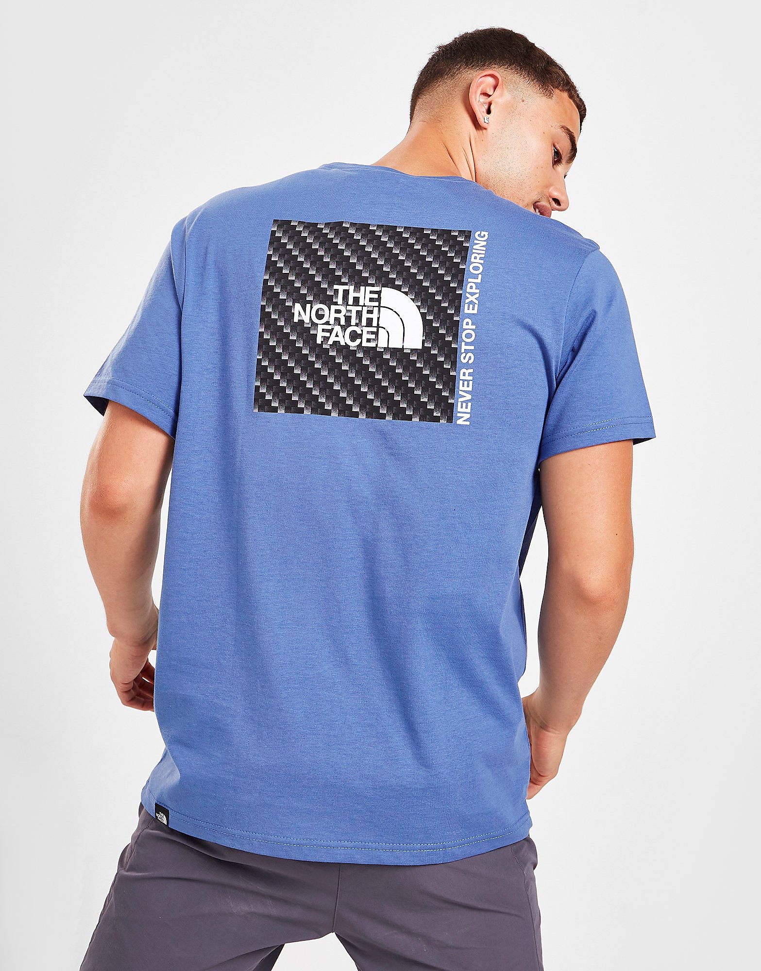 The North Face T-Shirt Back Box - Only at JD - Azul - Mens, Azul
