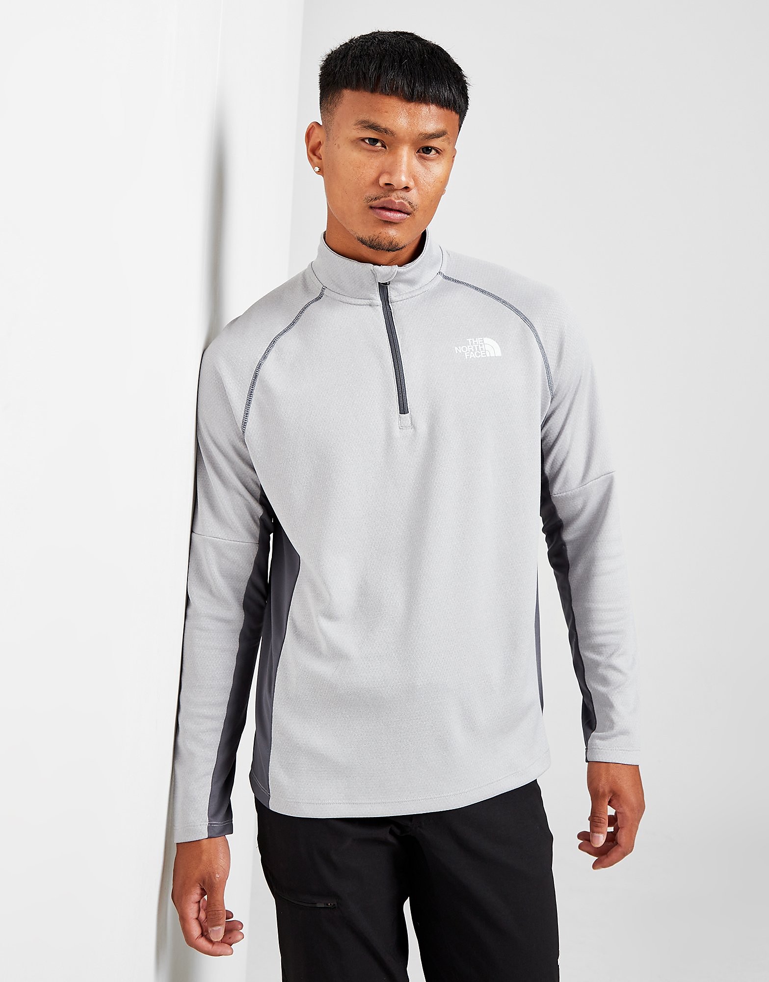

The North Face Performance 1/4 Zip Top - Only at JD - Grey - Mens, Grey