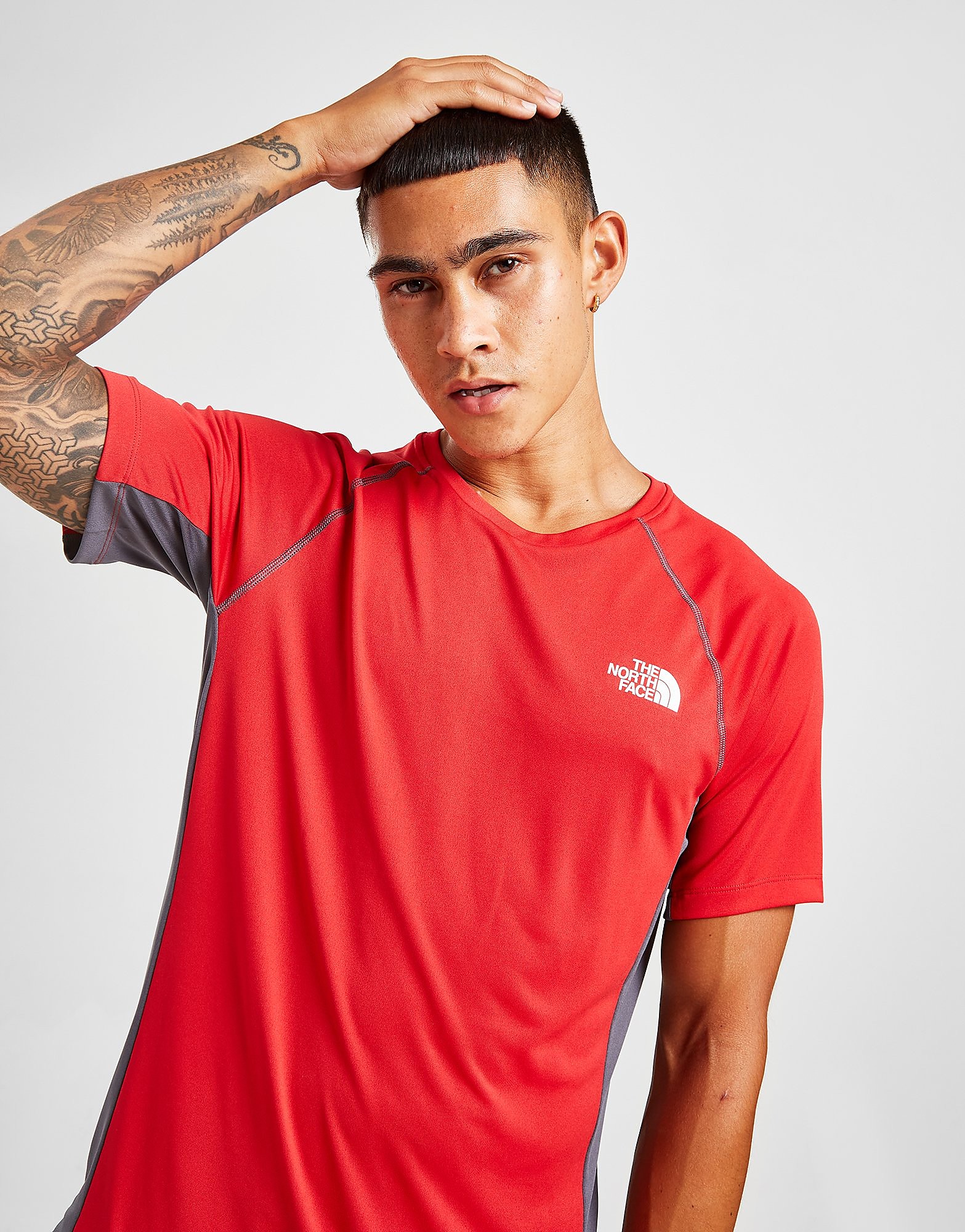 

The North Face Performance Tech T-Shirt - Only at JD - Red - Mens, Red