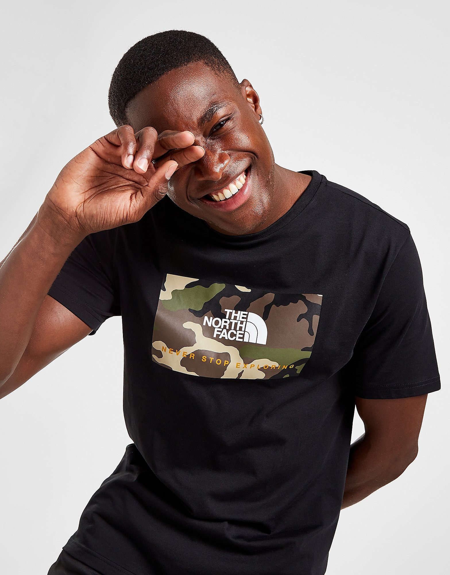 

The North Face Camo Infil T-Shirt - Only at JD - Black - Mens, Black
