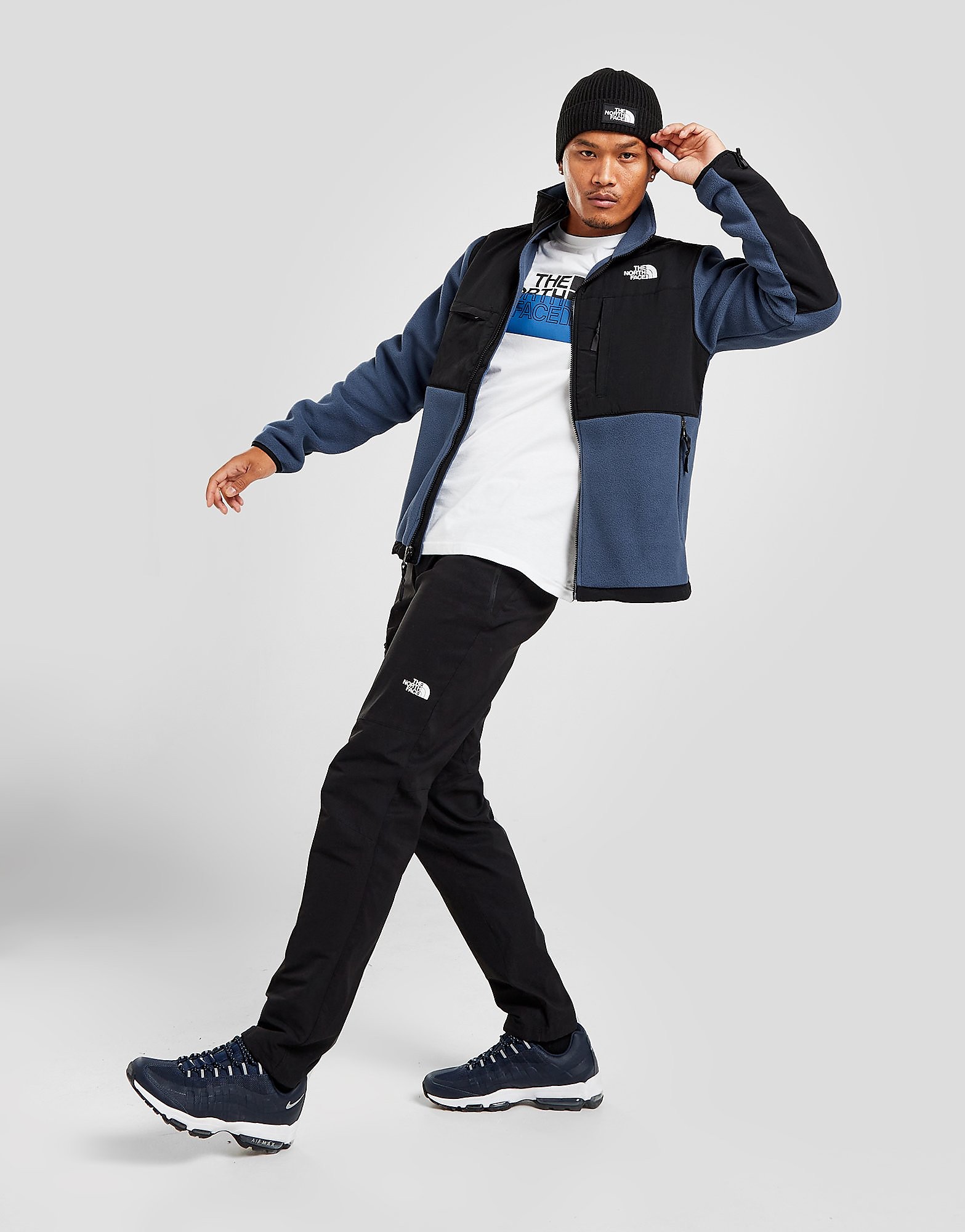 

The North Face Denali Full Zip Jacket - Blue/Black - Mens, Blue/Black