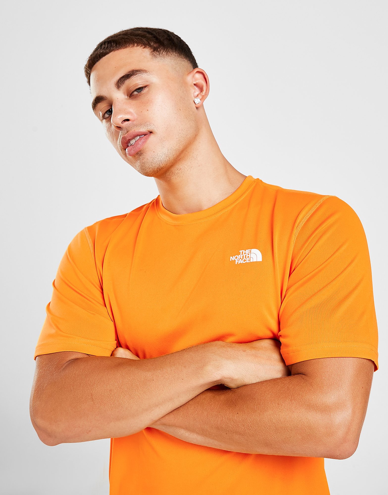 

The North Face Flex T-Shirt - Orange - Mens, Orange