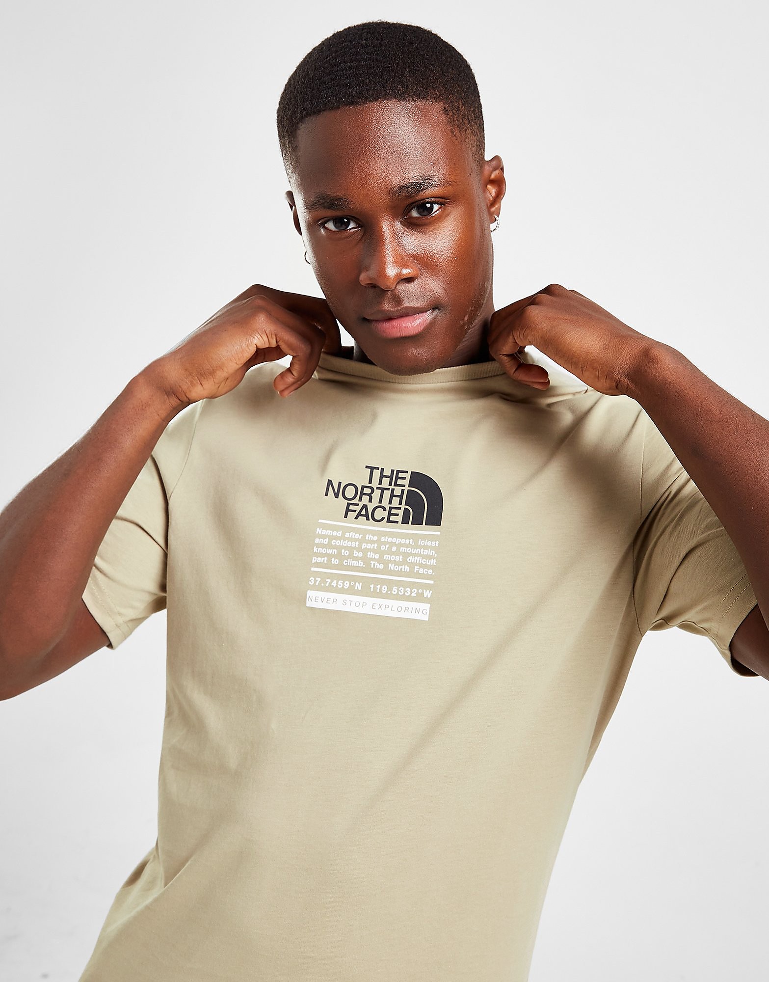

The North Face Notes T-Shirt - Only at JD - Brown - Mens, Brown