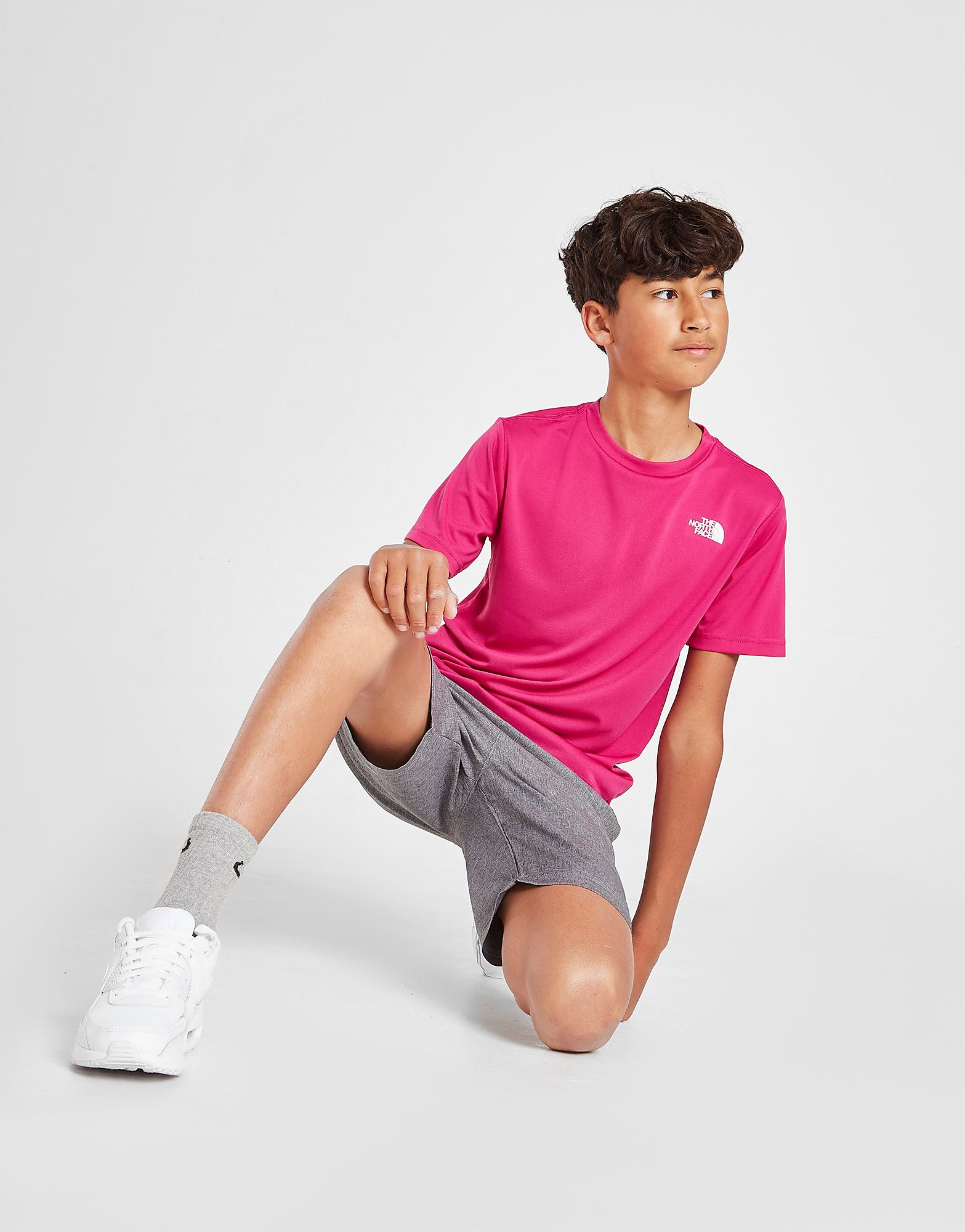

The North Face Reaxion Poly T-Shirt Junior - Only at JD - Pink - Kids, Pink