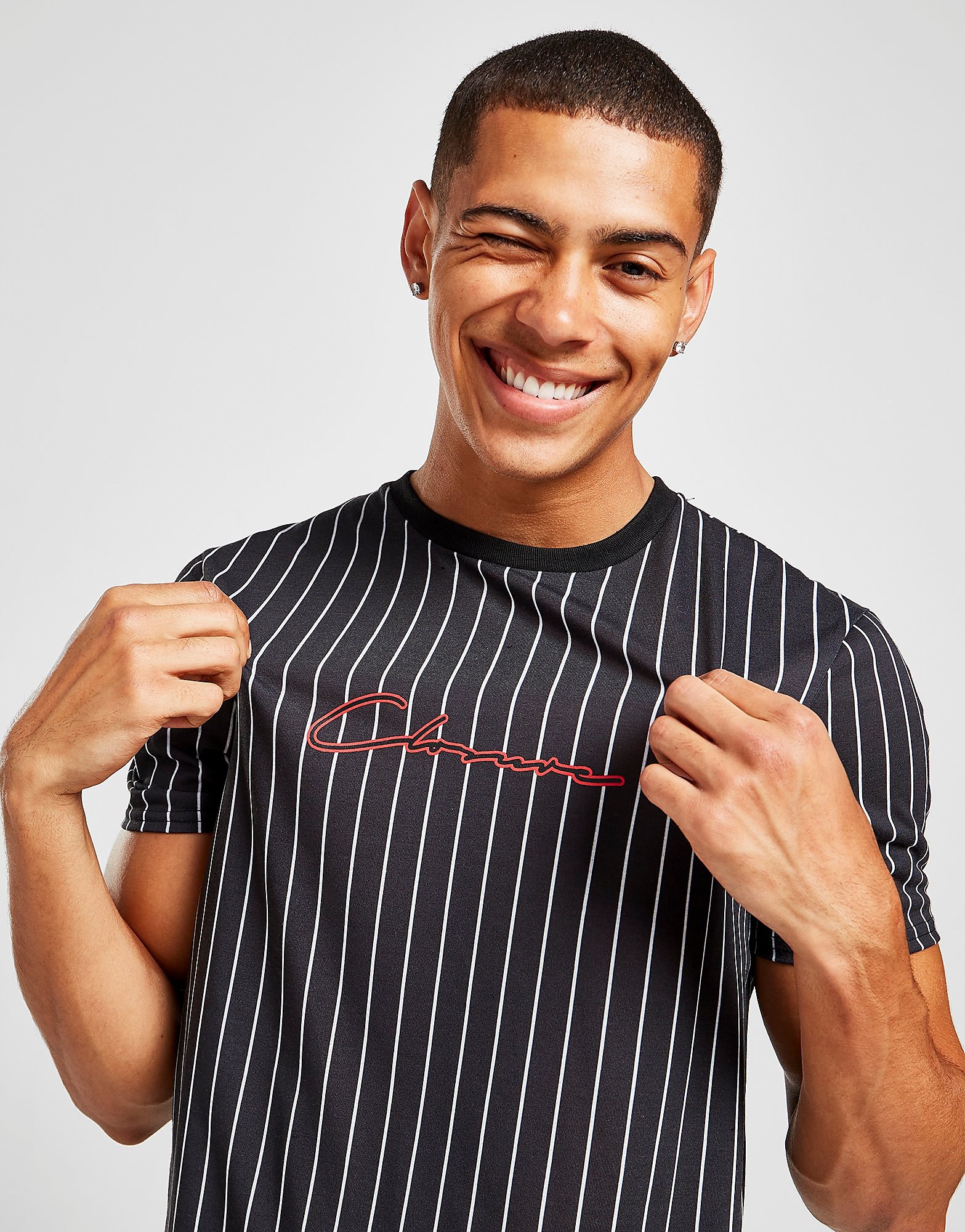 

Closure London Stripe T-Shirt - Black, Black