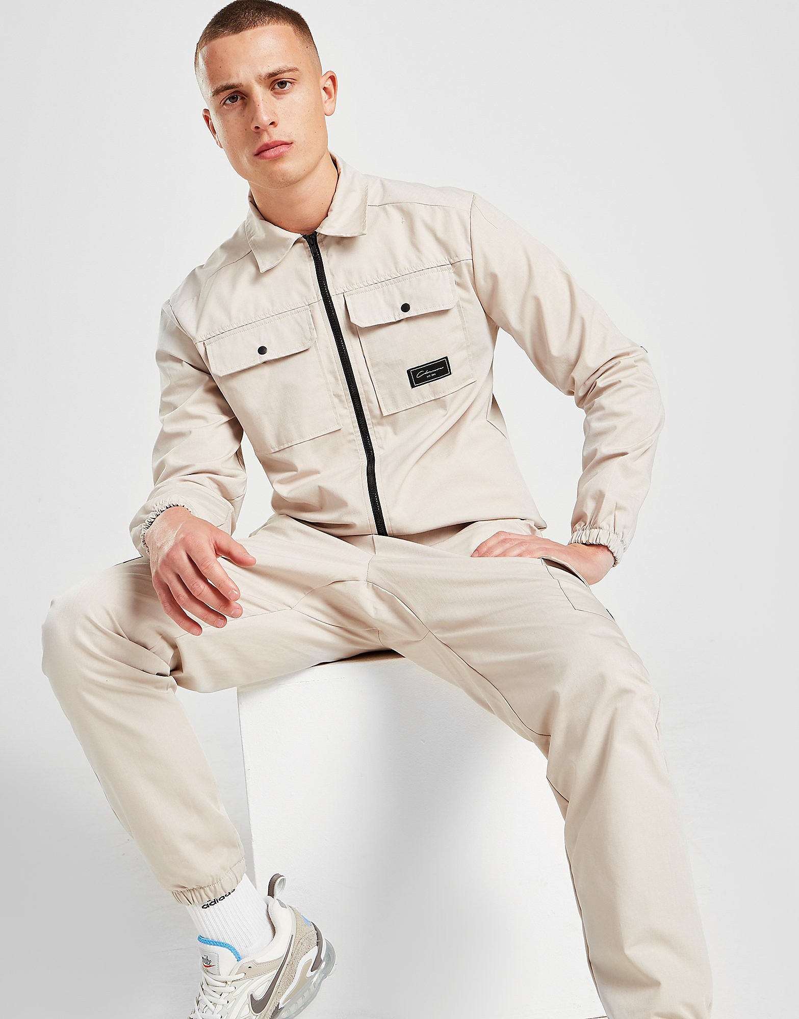 

Closure London Woven Overshirt - Brown - Mens, Brown
