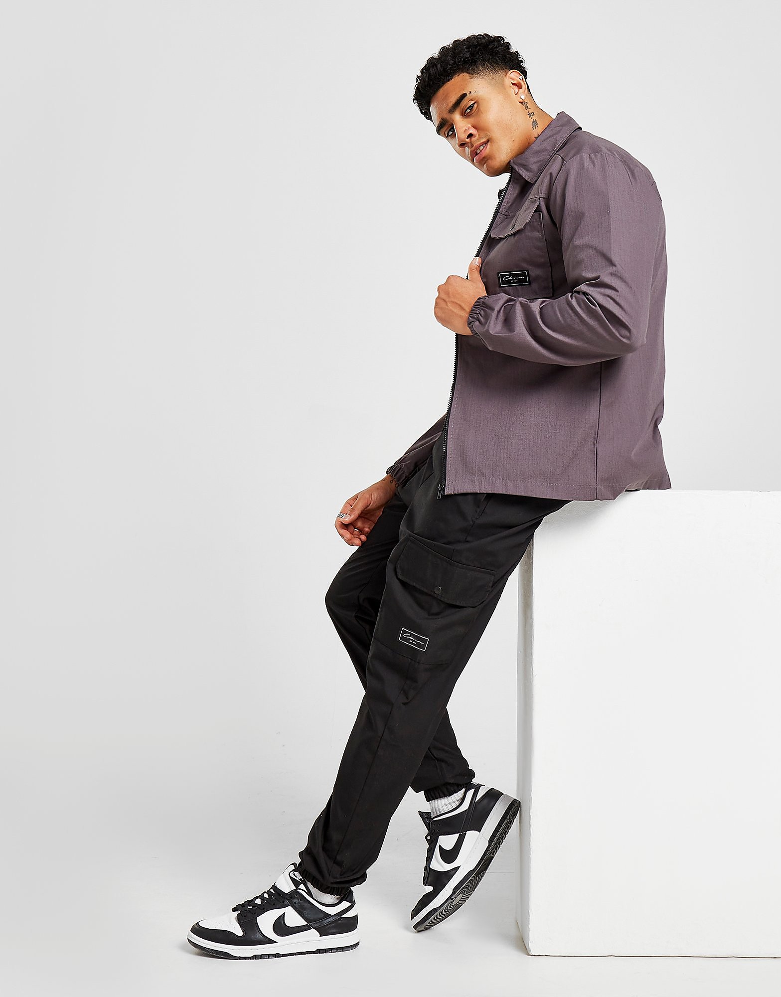 

Closure London Woven Cargo Pants - Black - Mens, Black