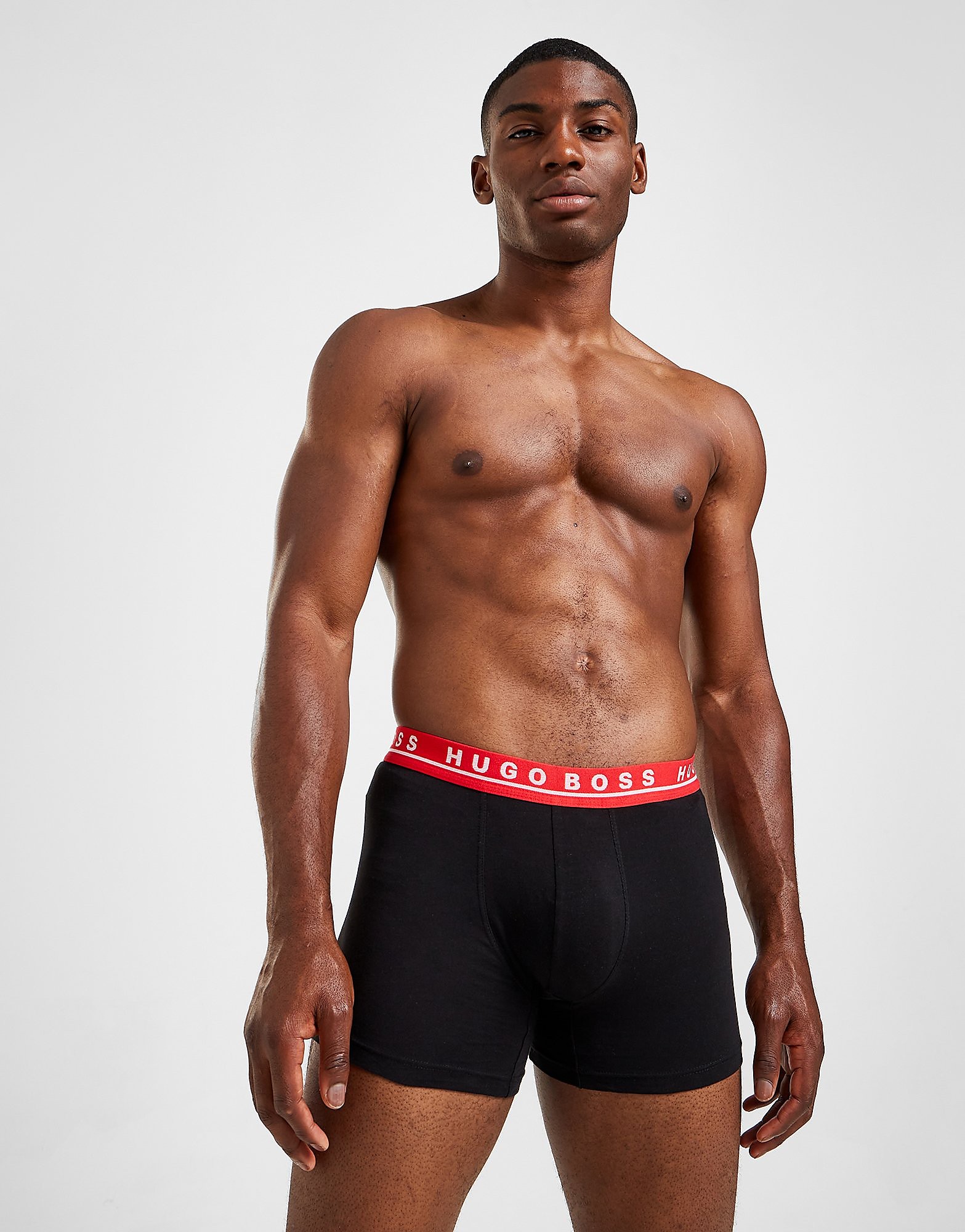 

BOSS 3-Pack Boxers - Red/Black - Mens, Red/Black