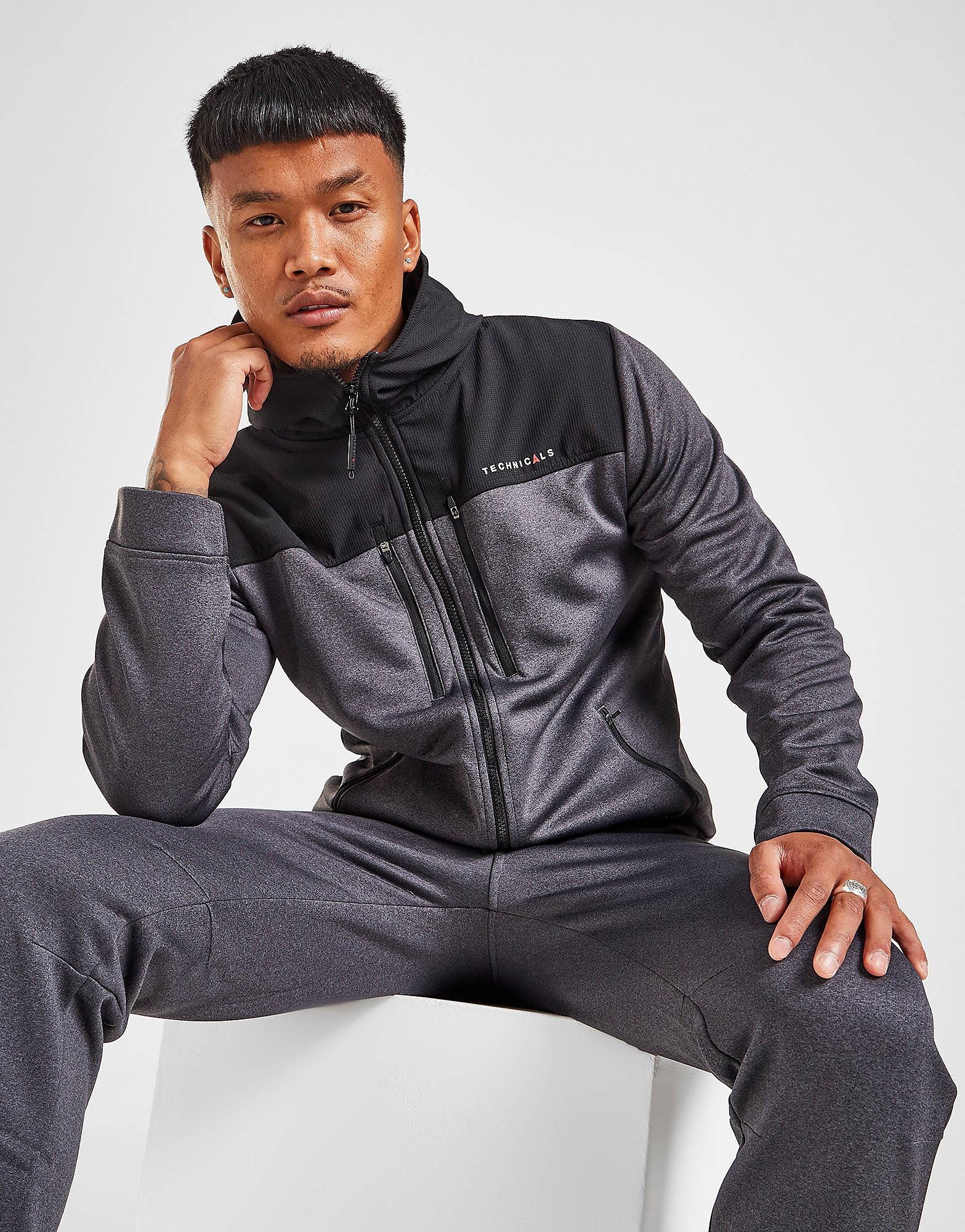 

Technicals Dyno Poly Hoodie - Grey - Mens, Grey