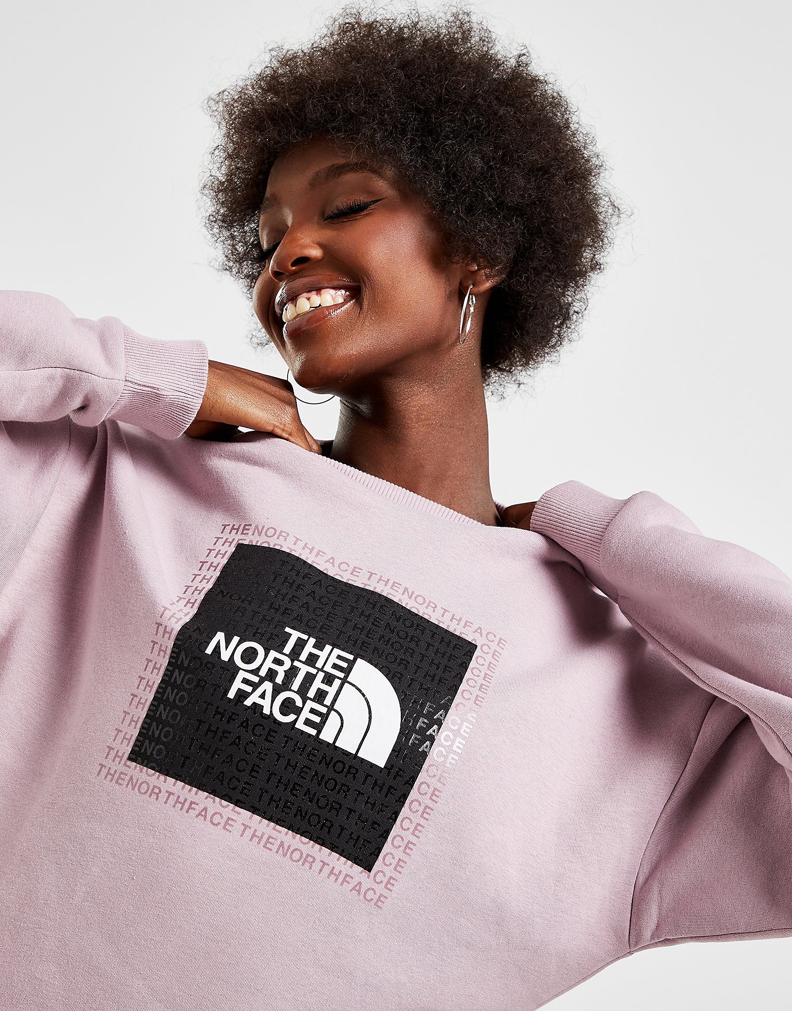 

The North Face Box Logo Crew Sweatshirt - Only at JD - Purple - Womens, Purple