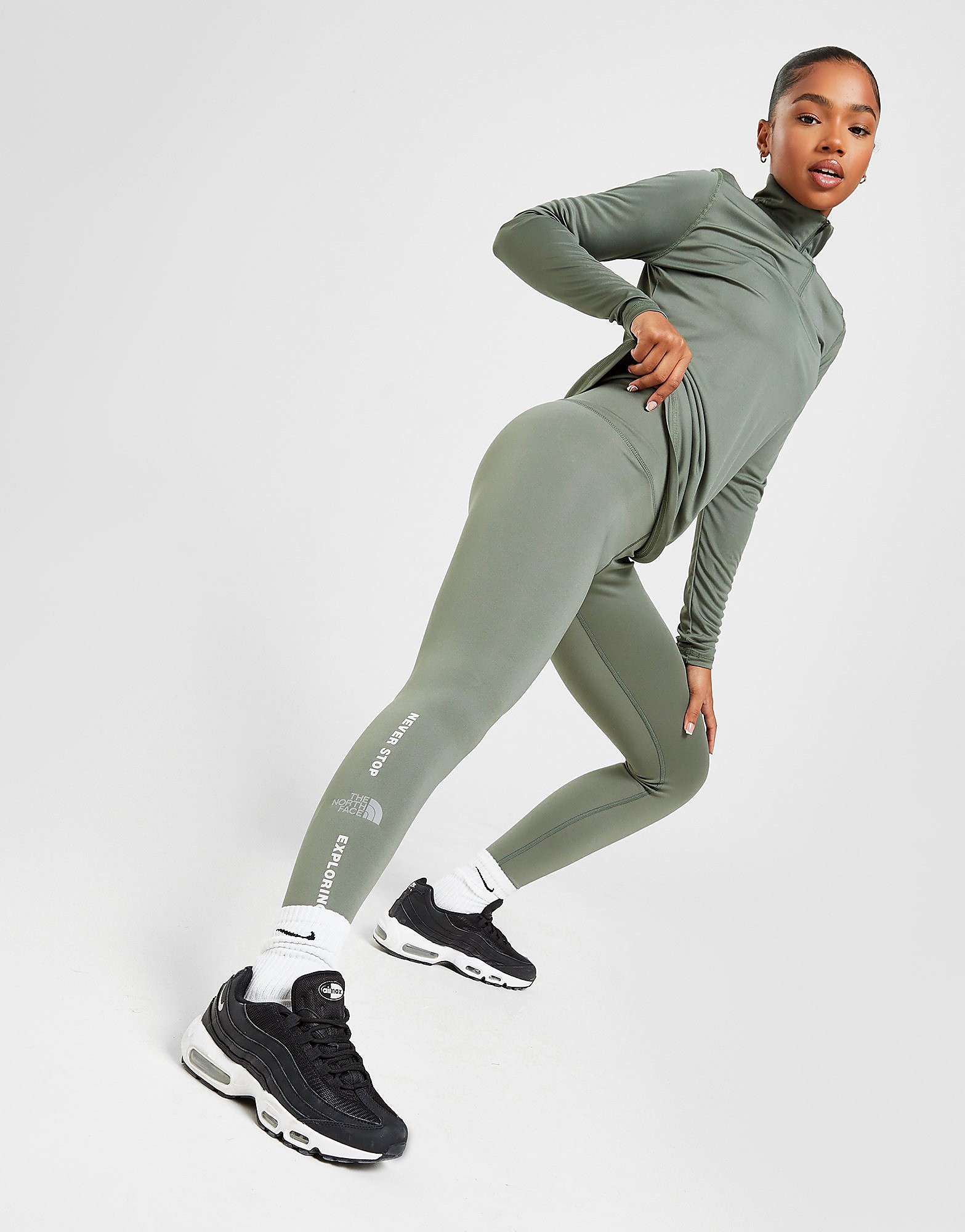 

The North Face Never Stop Exploring Tights - Only at JD - Green - Womens, Green