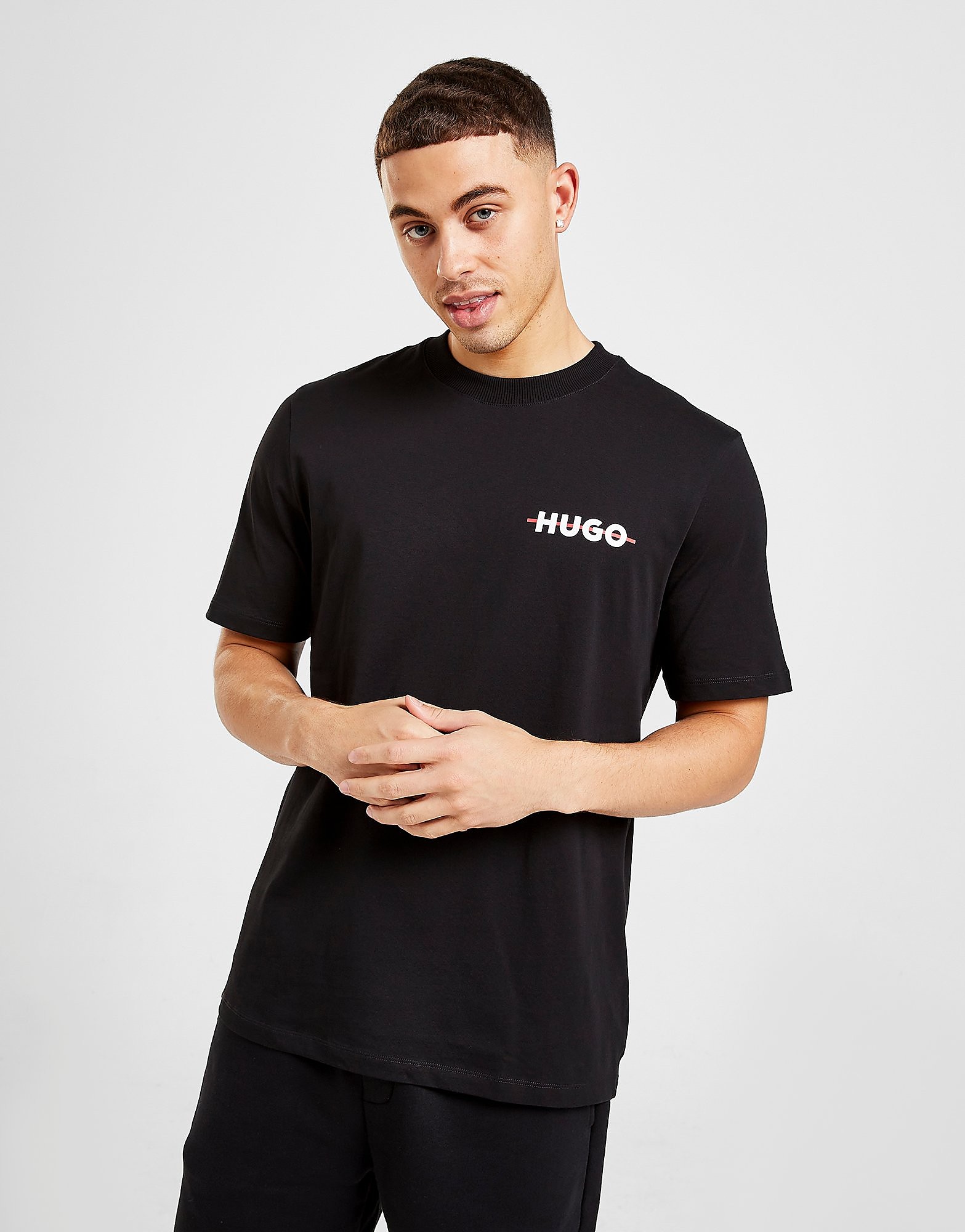 HUGO T-Shirt Drando Strike - Preto - Mens, Preto