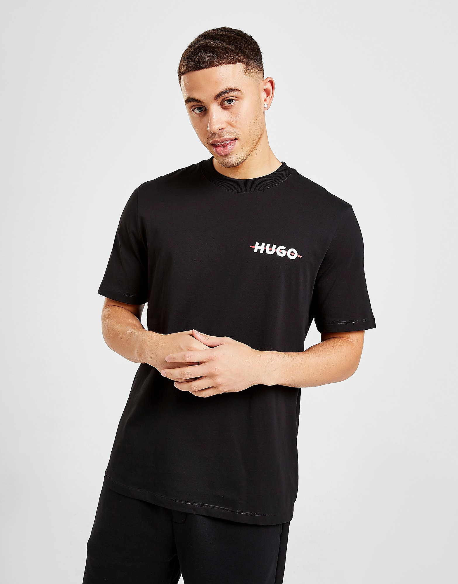 

HUGO Drando Strike T-Shirt - Black - Mens, Black