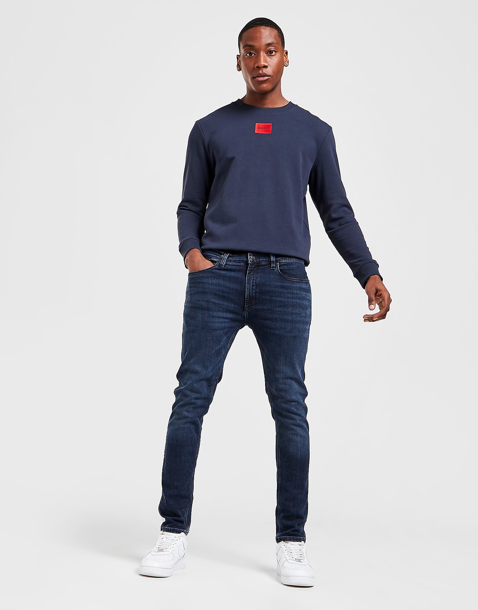 

HUGO 734 Skinny Jeans - Blue - Mens, Blue