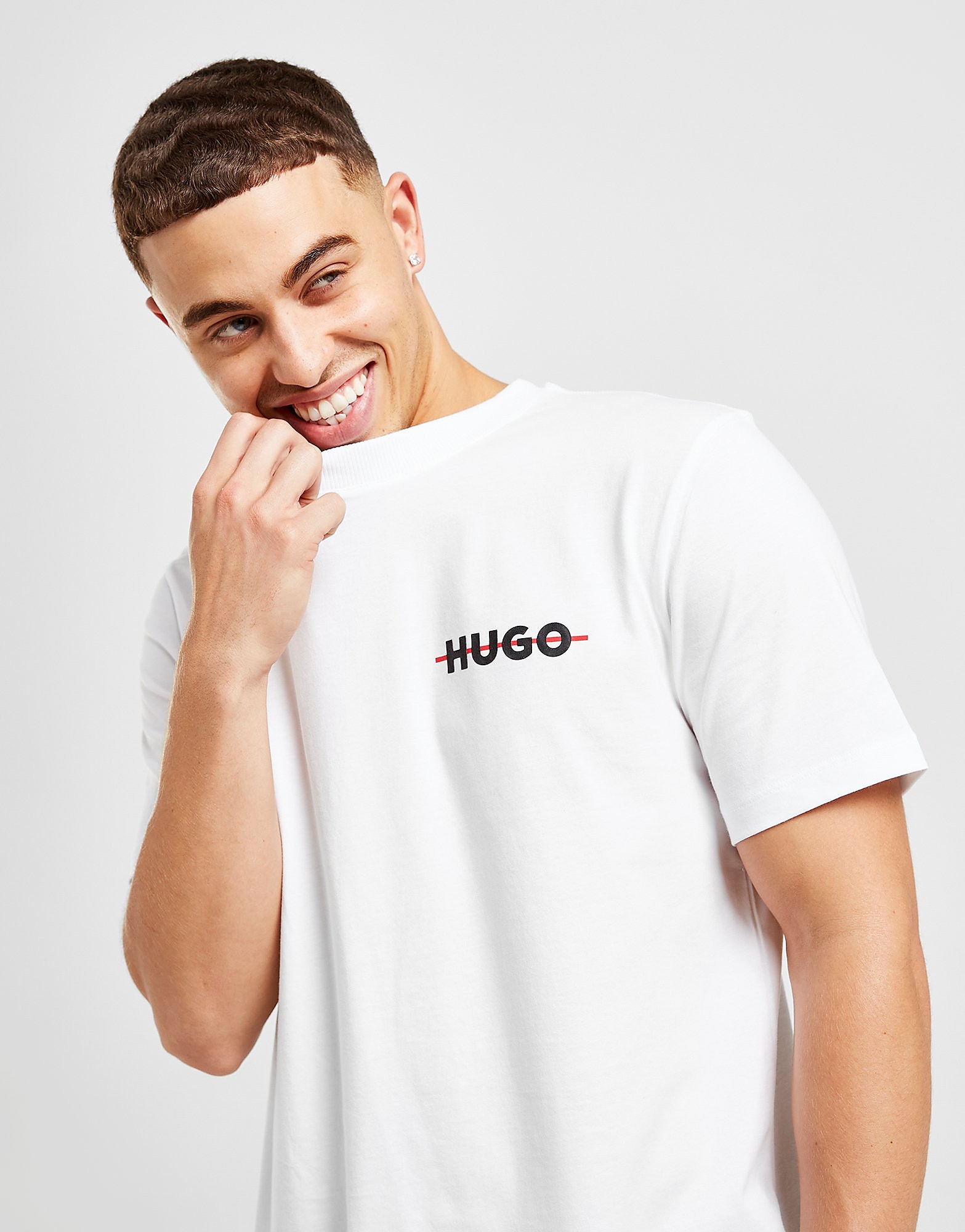 

HUGO Drando Strike T-Shirt - White - Mens, White
