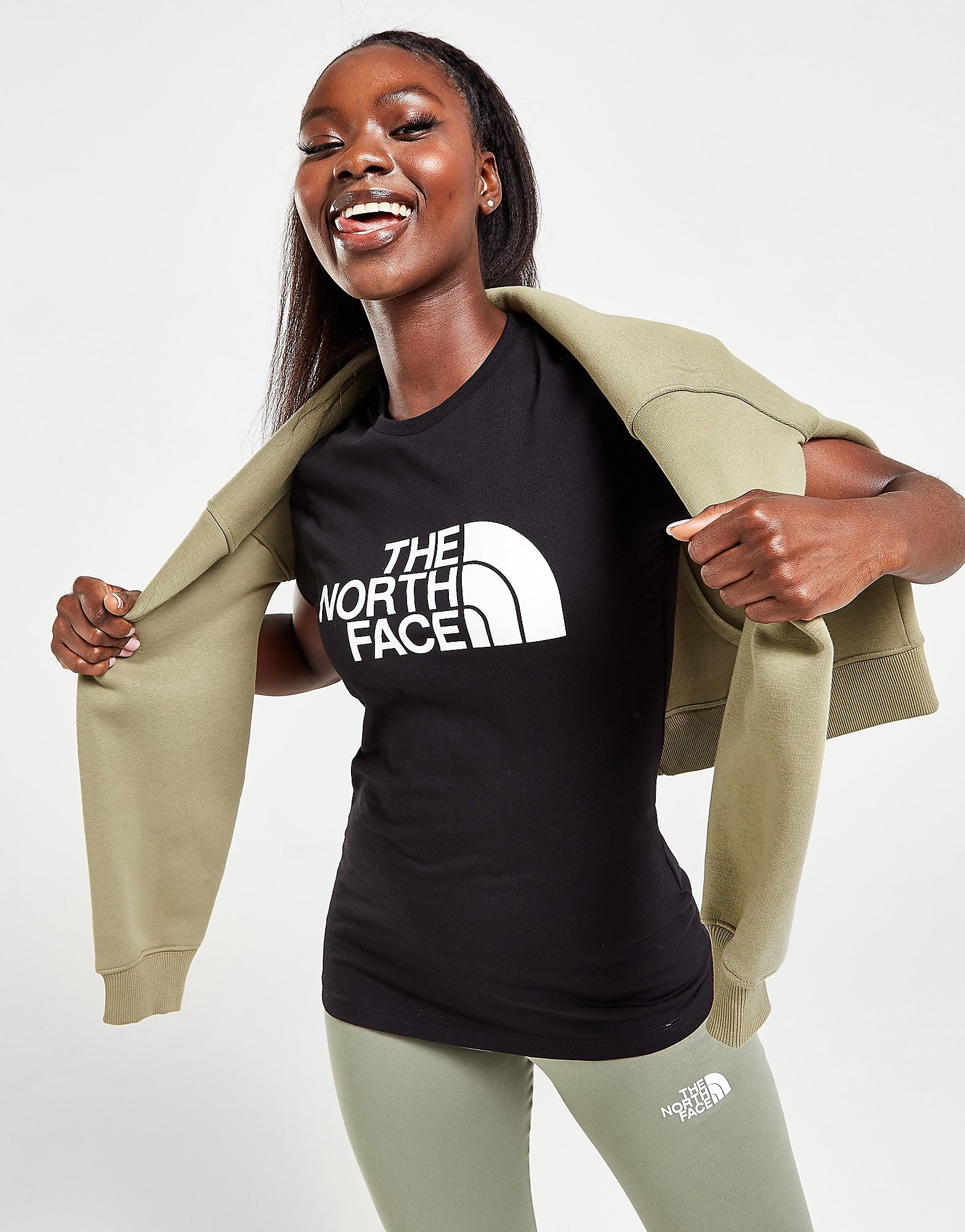 

The North Face Easy Short Sleeve T-Shirt - Black - Womens, Black