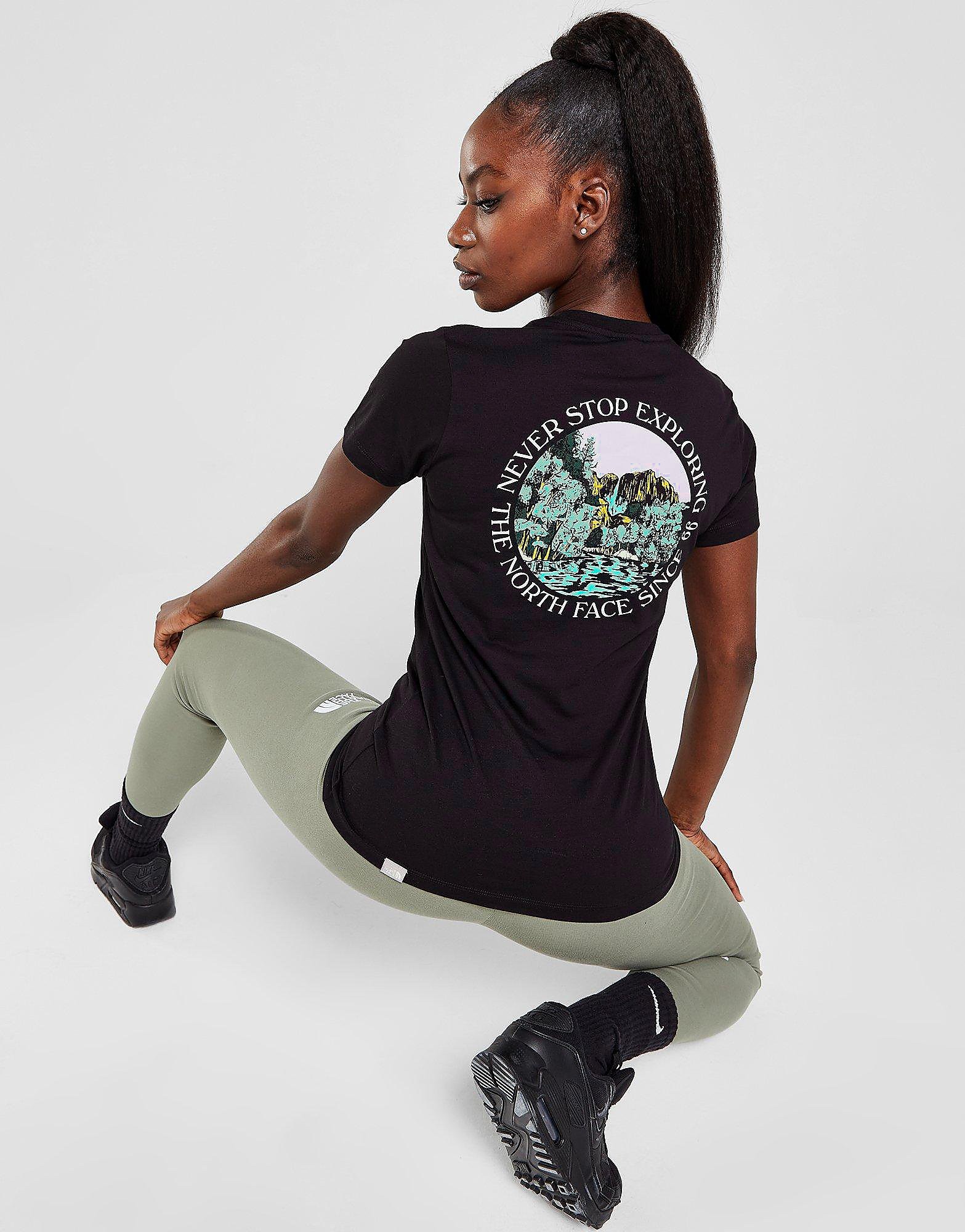 

The North Face Short Sleeve Graphic Back T-Shirt - Black - Womens, Black