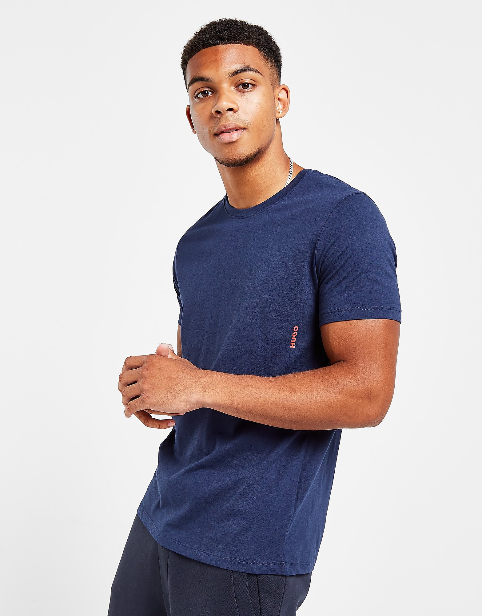 

HUGO 2 Pack T-Shirts - Navy/Red - Mens, Navy/Red