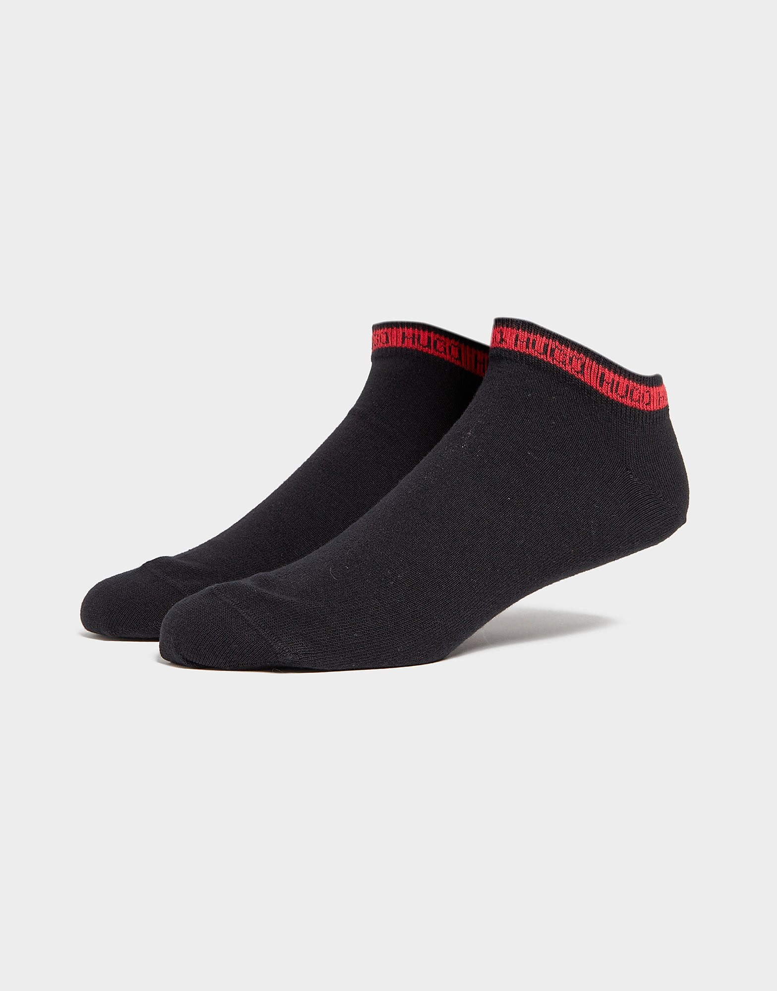 

HUGO 2 Pack Tape Ankle Socks - Black - Womens, Black