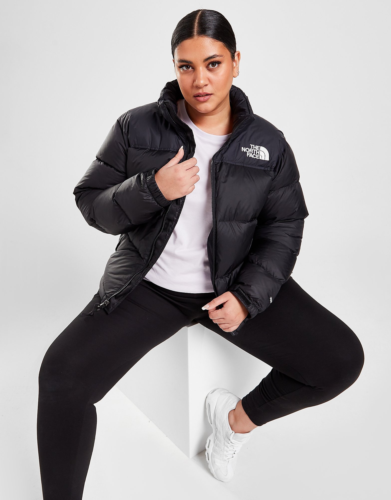 

The North Face Plus Size 1996 Nuptse Jacket - Black - Womens, Black