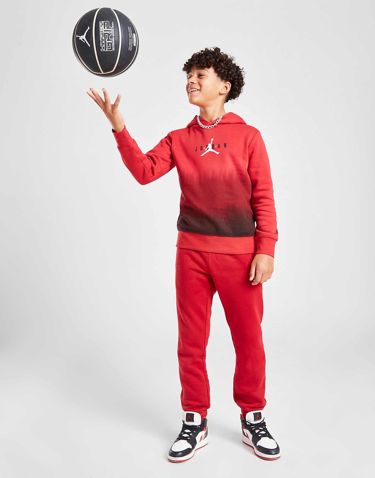 

Jordan Fade Overhead Hoodie Junior - Red/RED/BLK$ - Kids, Red/RED/BLK$