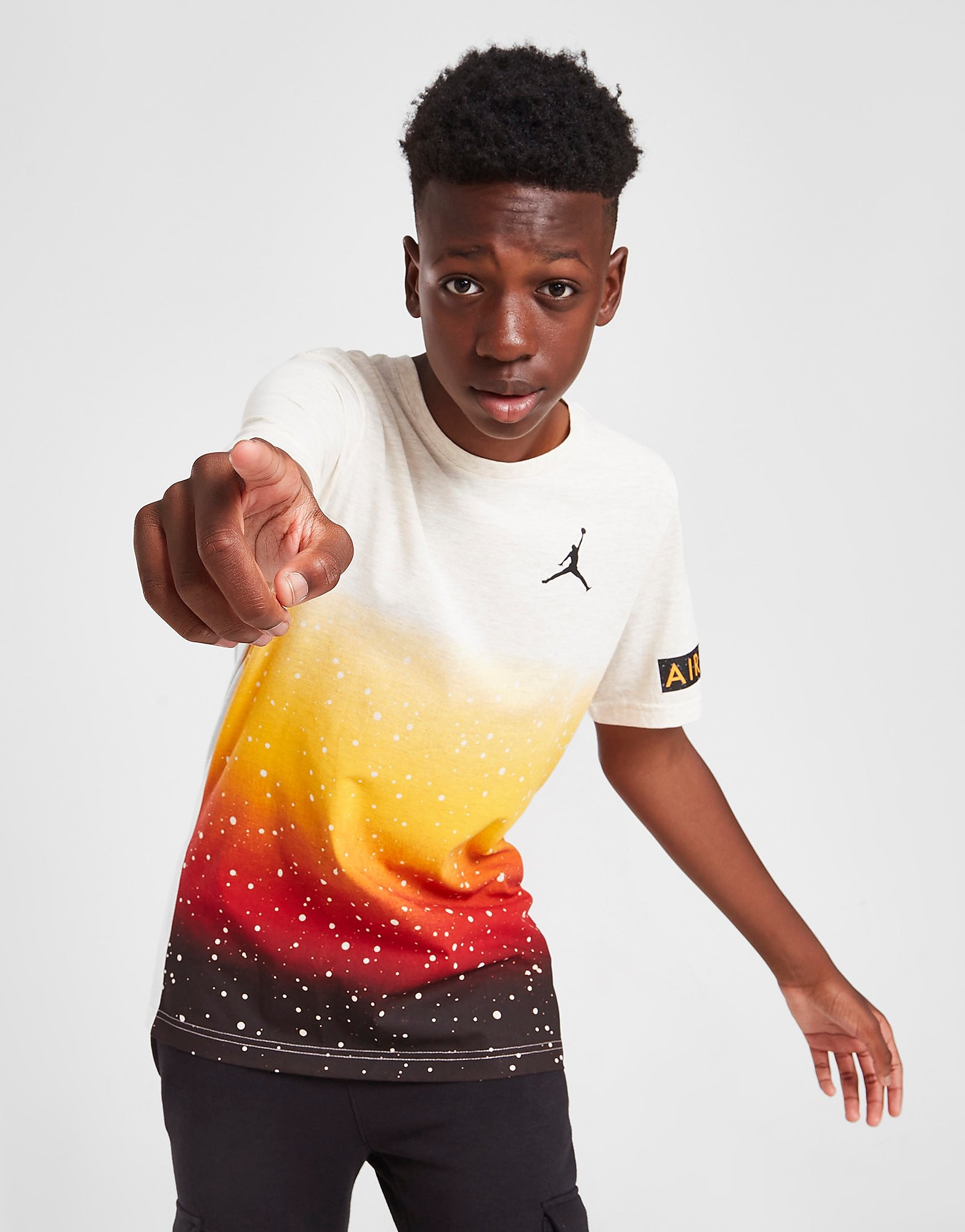 

Jordan Heat Up Speckle T-Shirt Junior - White - Kids, White
