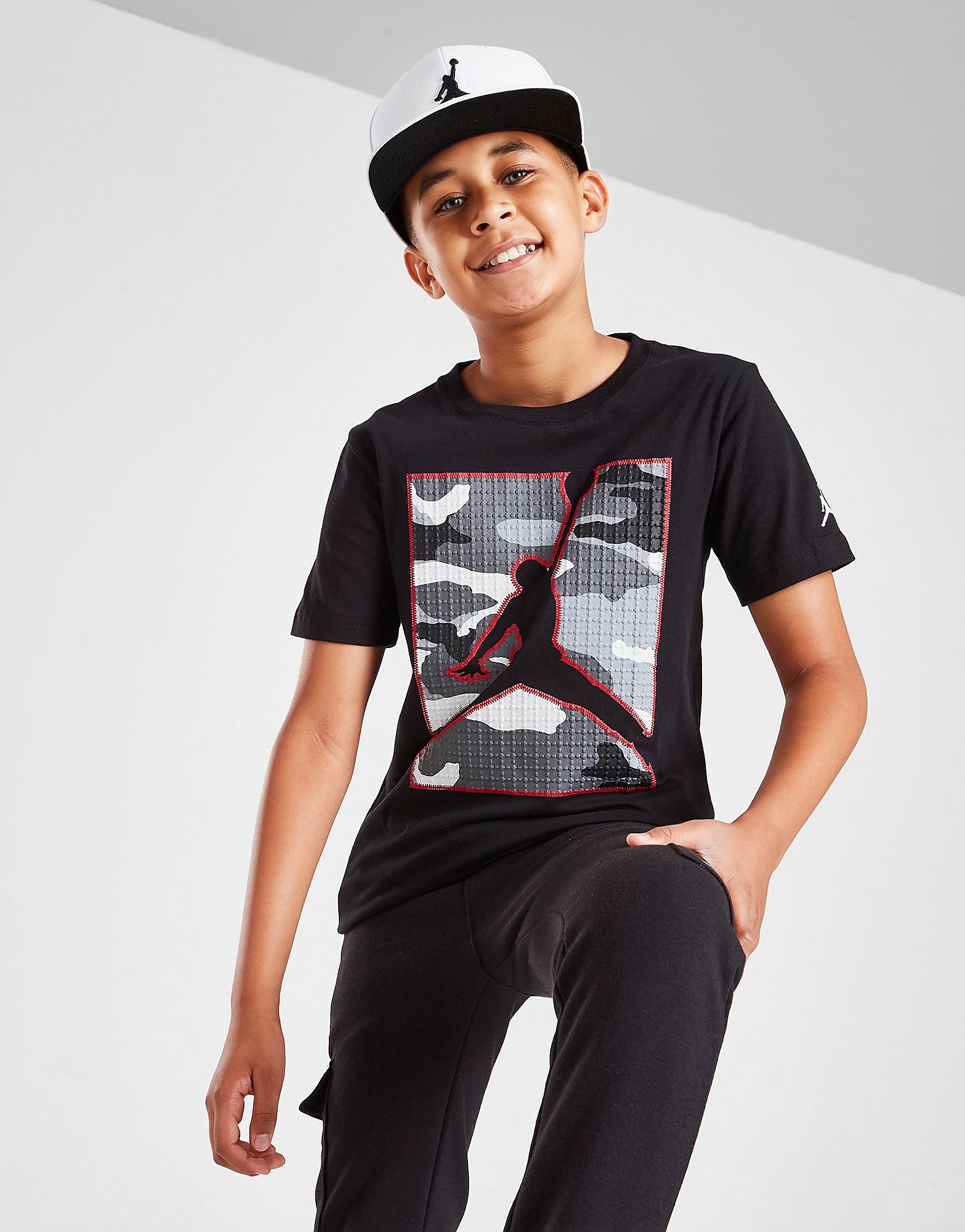 

Jordan Camo Box T-Shirt Junior - Black - Kids, Black