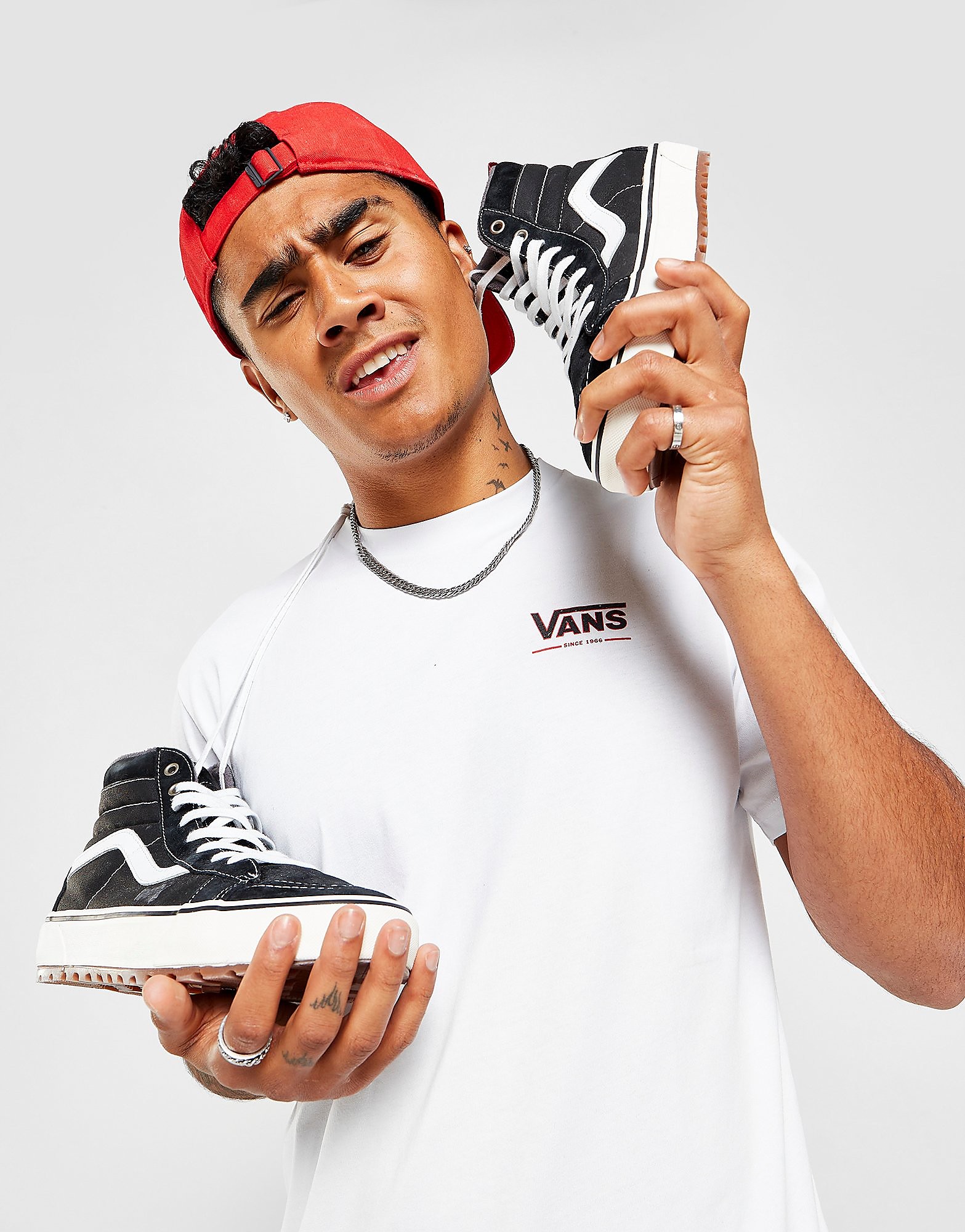 

Vans Sketch T-Shirt - White - Mens, White